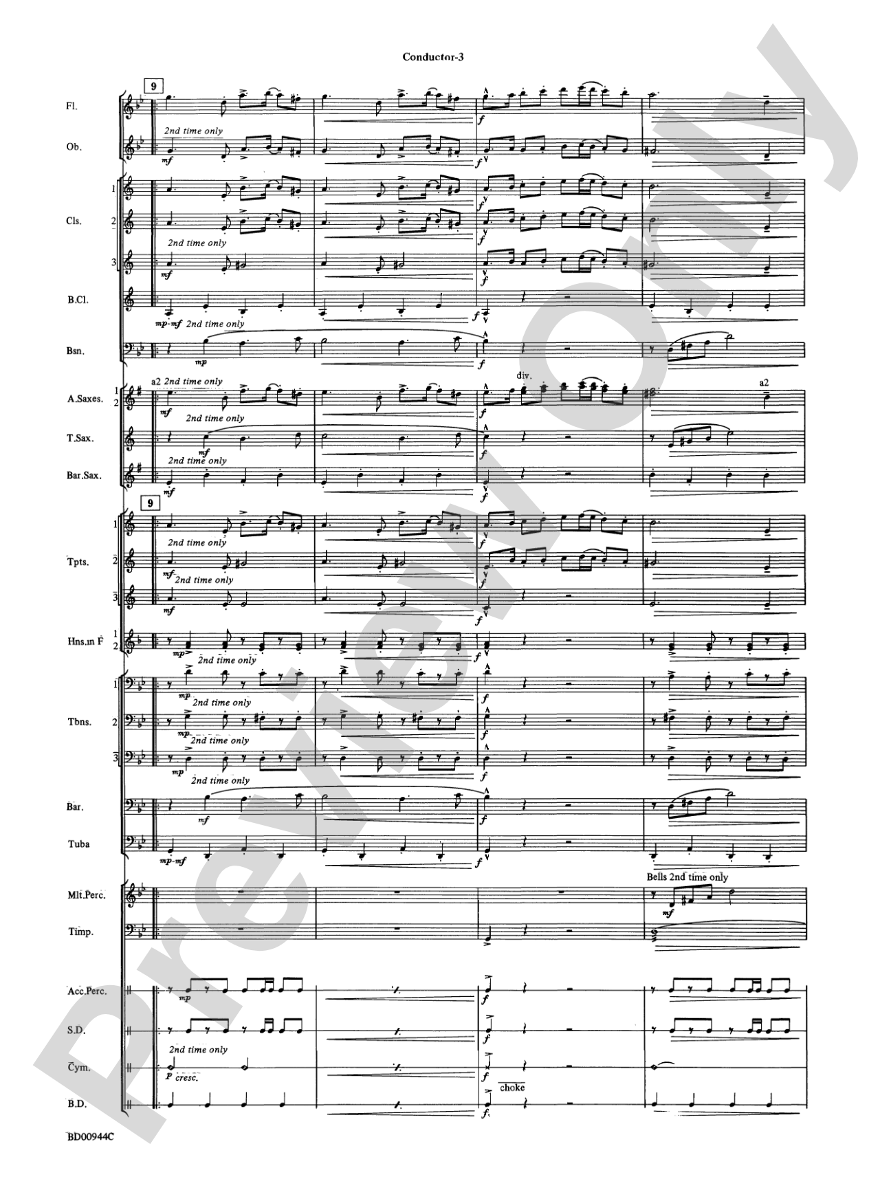 Discovery 1492: Concert Band Conductor Score & Parts