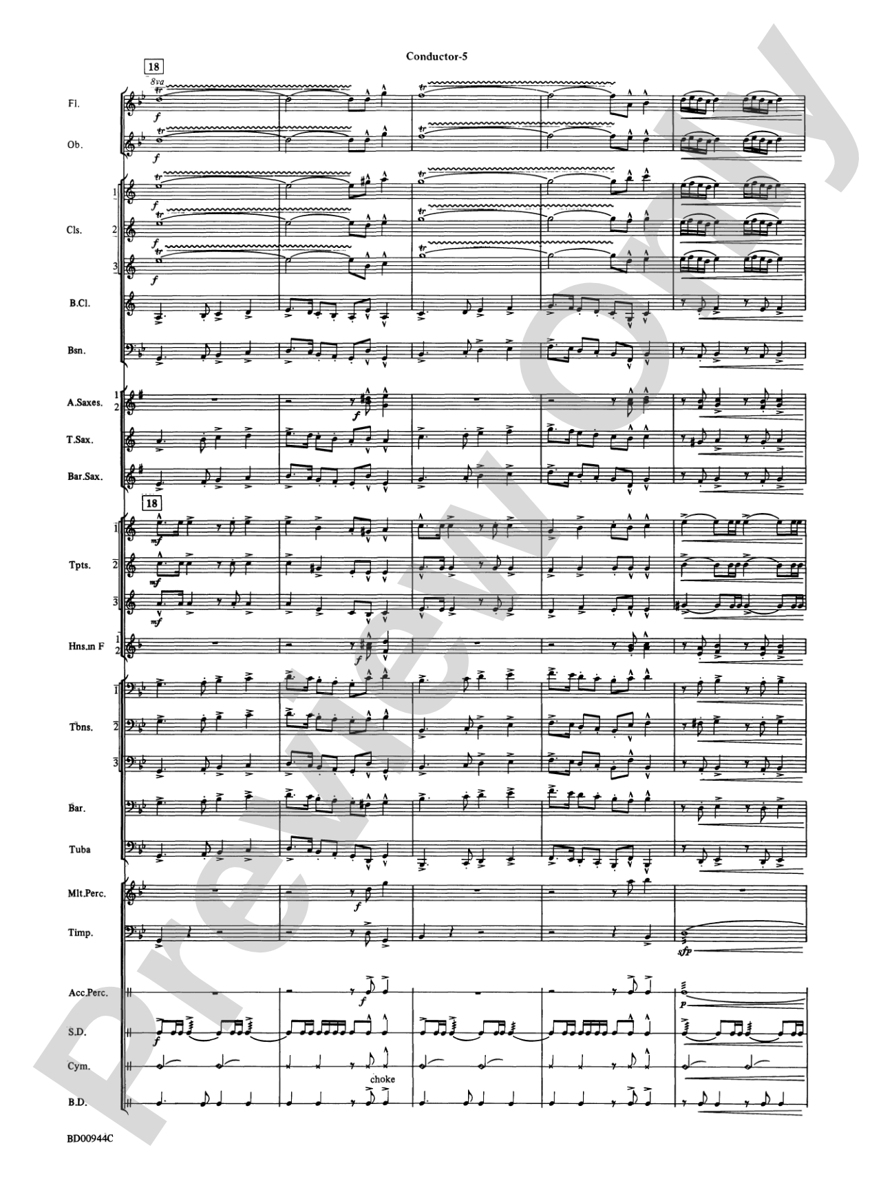Discovery 1492: Concert Band Conductor Score & Parts