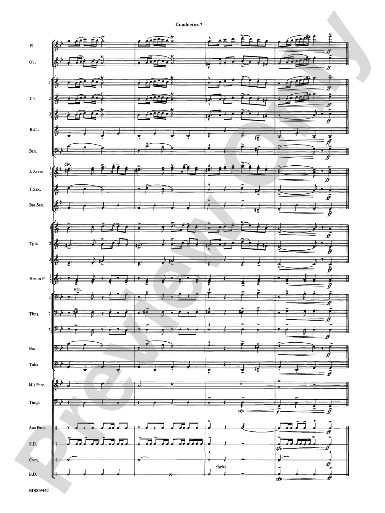 Discovery 1492: Concert Band Conductor Score & Parts