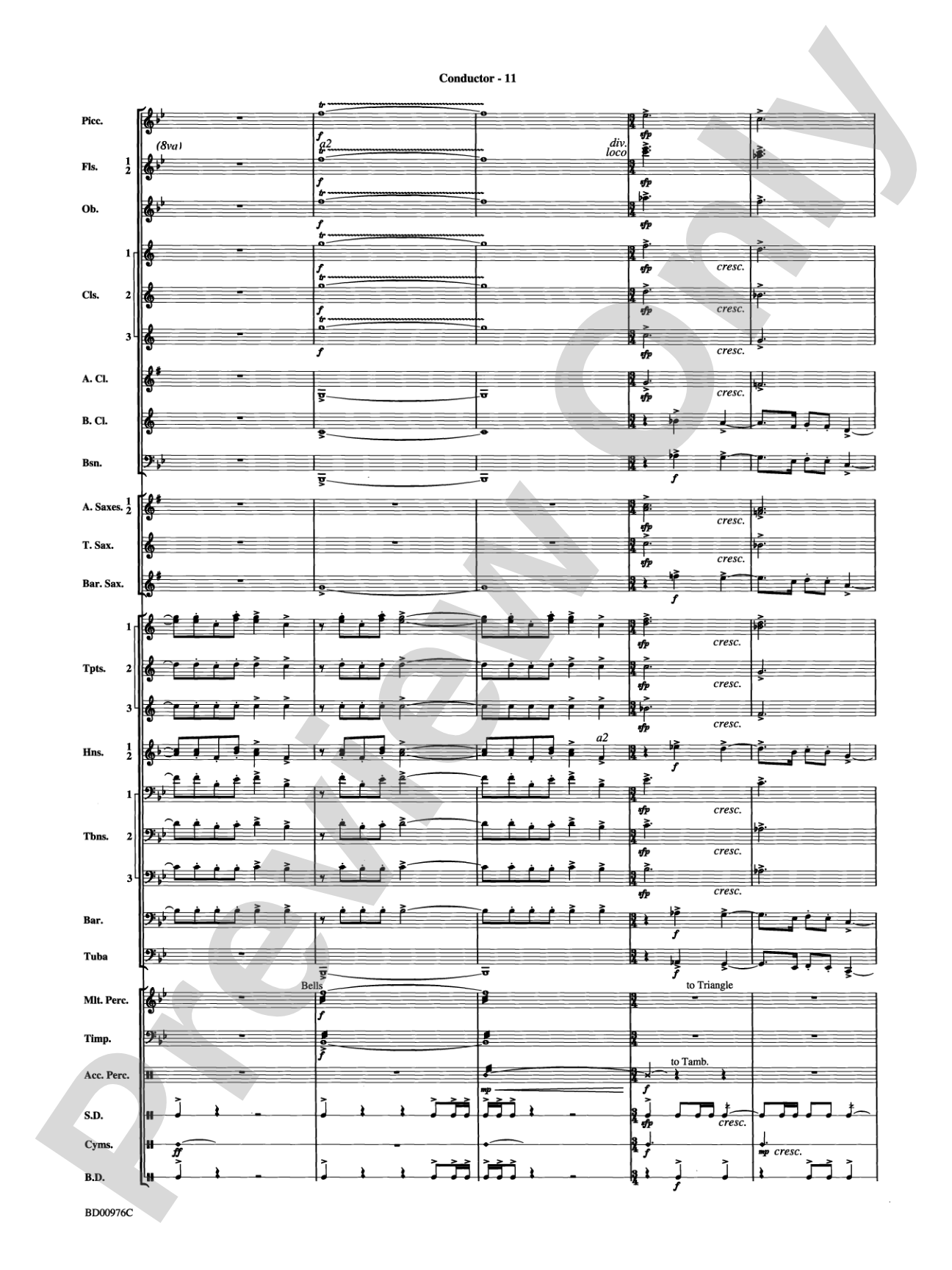 Covenant: Concert Band Conductor Score & Parts