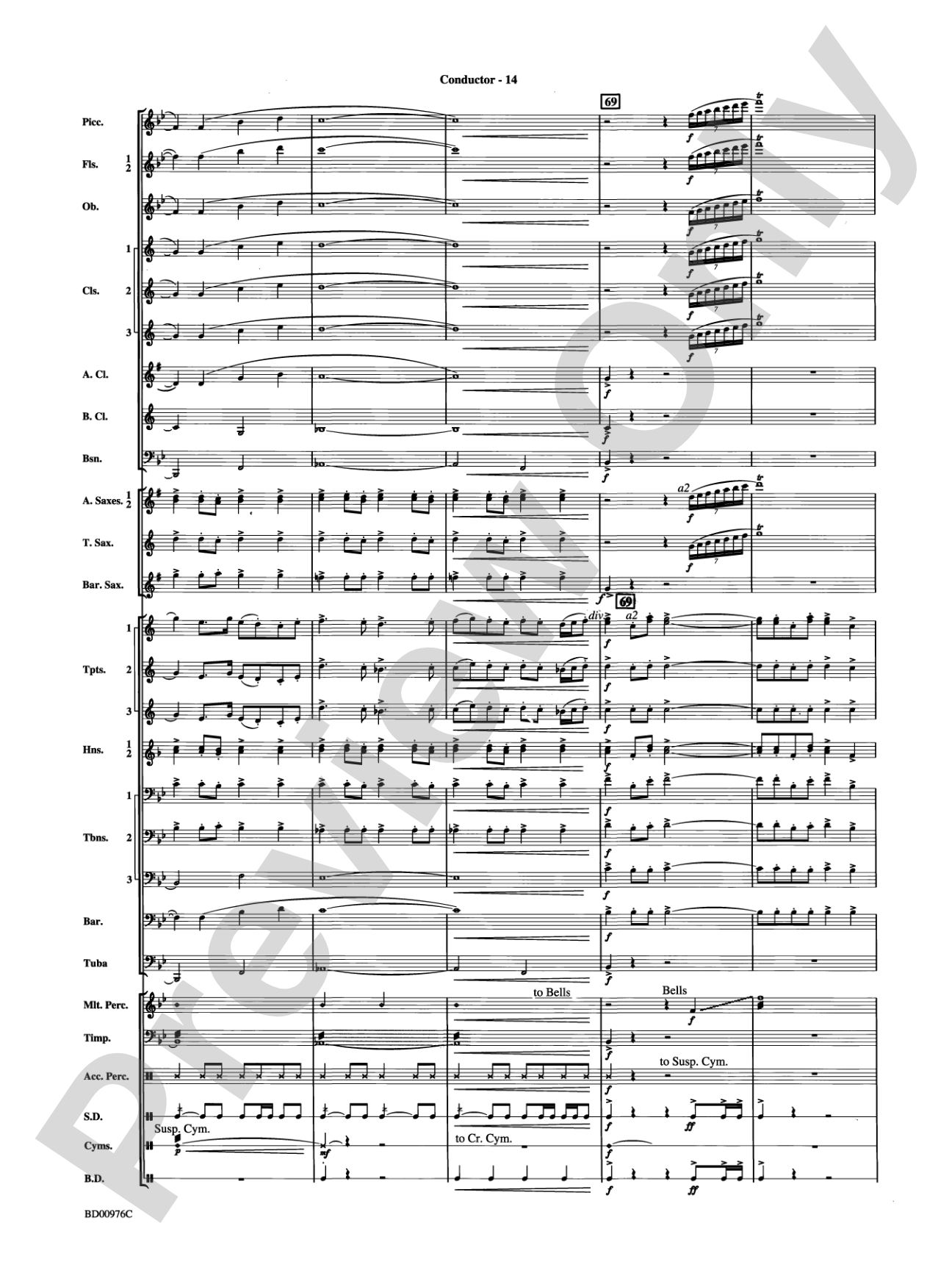 Covenant: Concert Band Conductor Score & Parts