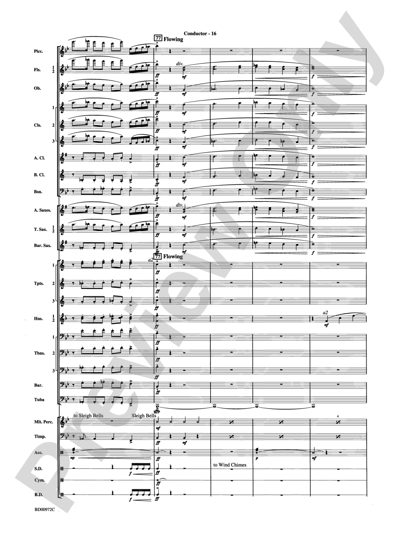 Covenant: Concert Band Conductor Score & Parts