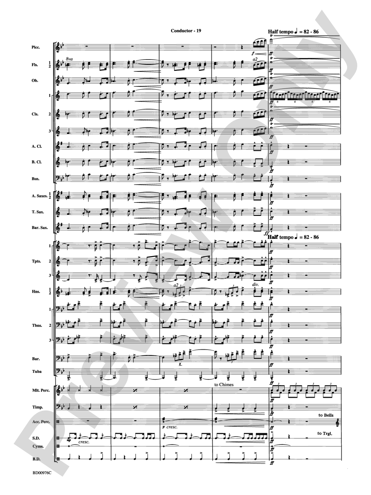 Covenant: Concert Band Conductor Score & Parts