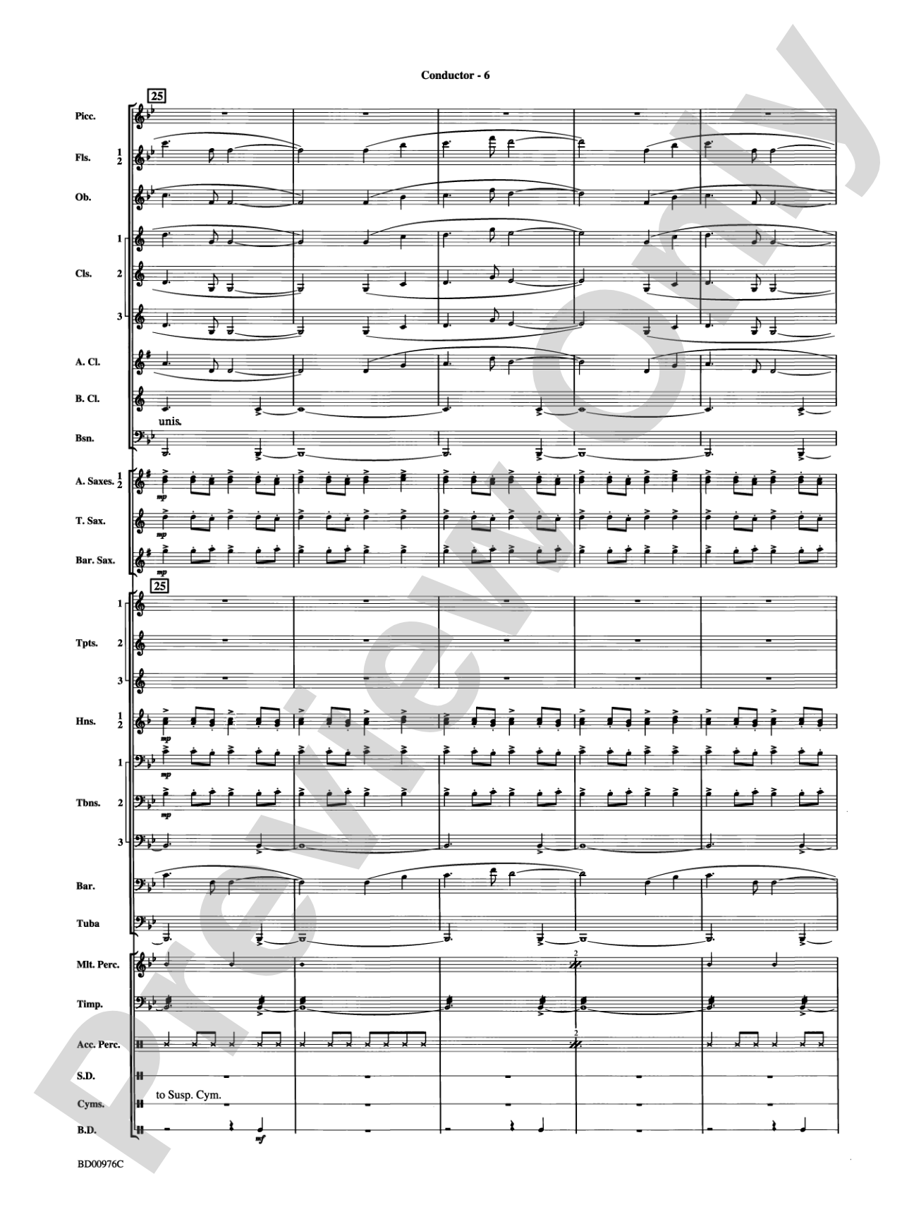 Covenant: Concert Band Conductor Score & Parts