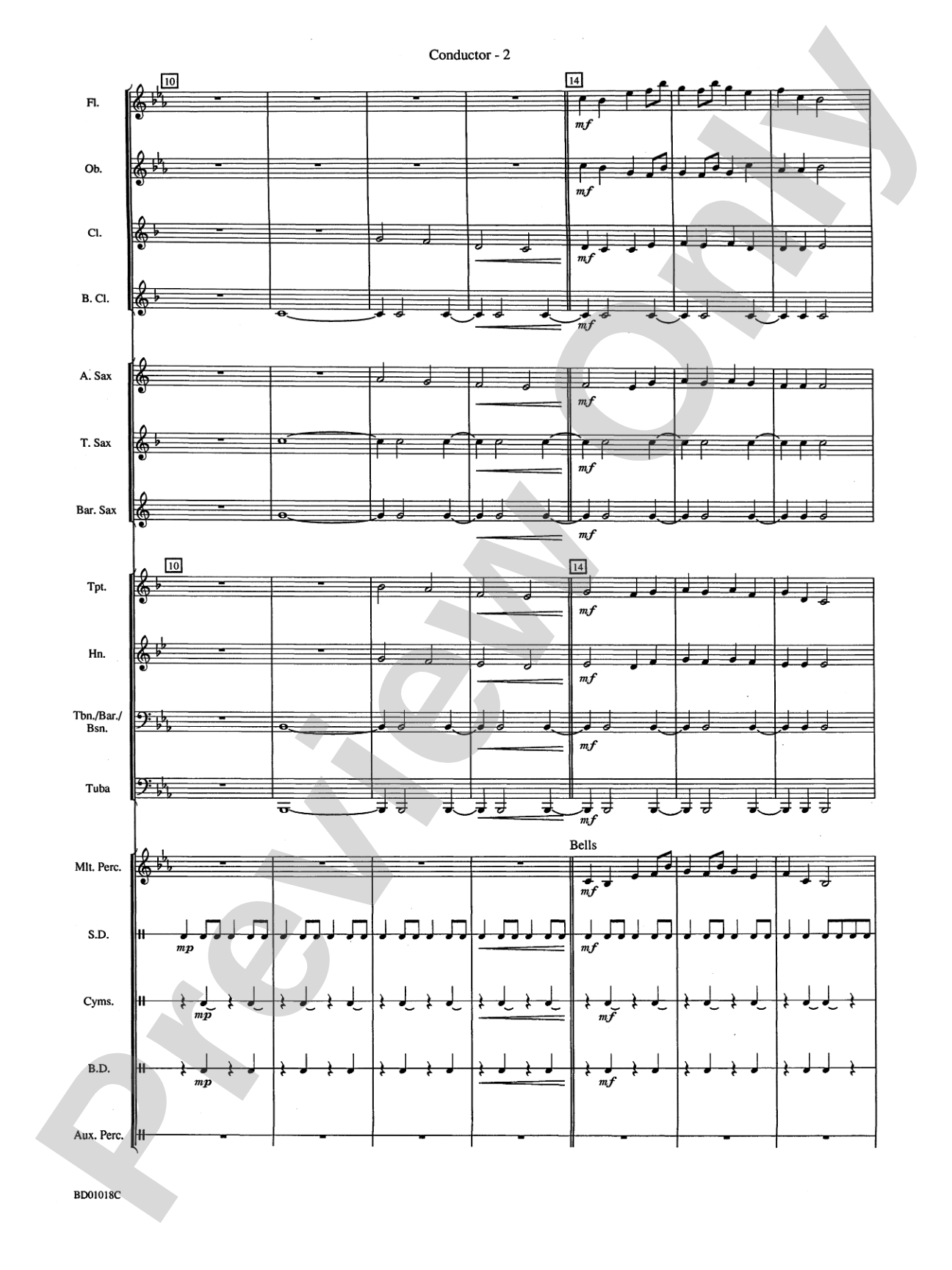 The Great Gate of Kiev (from Pictures at an Exhibition): Concert Band Conductor Score & Parts