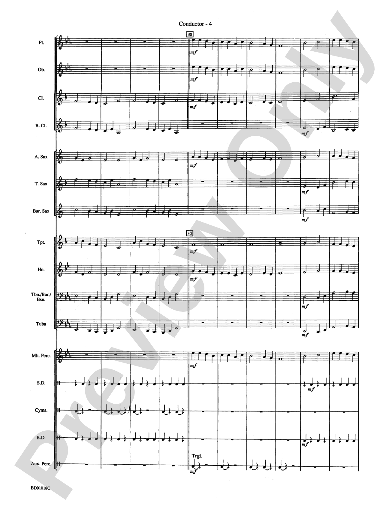 The Great Gate of Kiev (from Pictures at an Exhibition): Concert Band Conductor Score & Parts