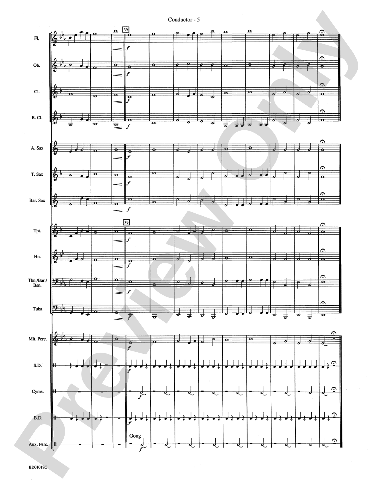 The Great Gate of Kiev (from Pictures at an Exhibition): Concert Band Conductor Score & Parts
