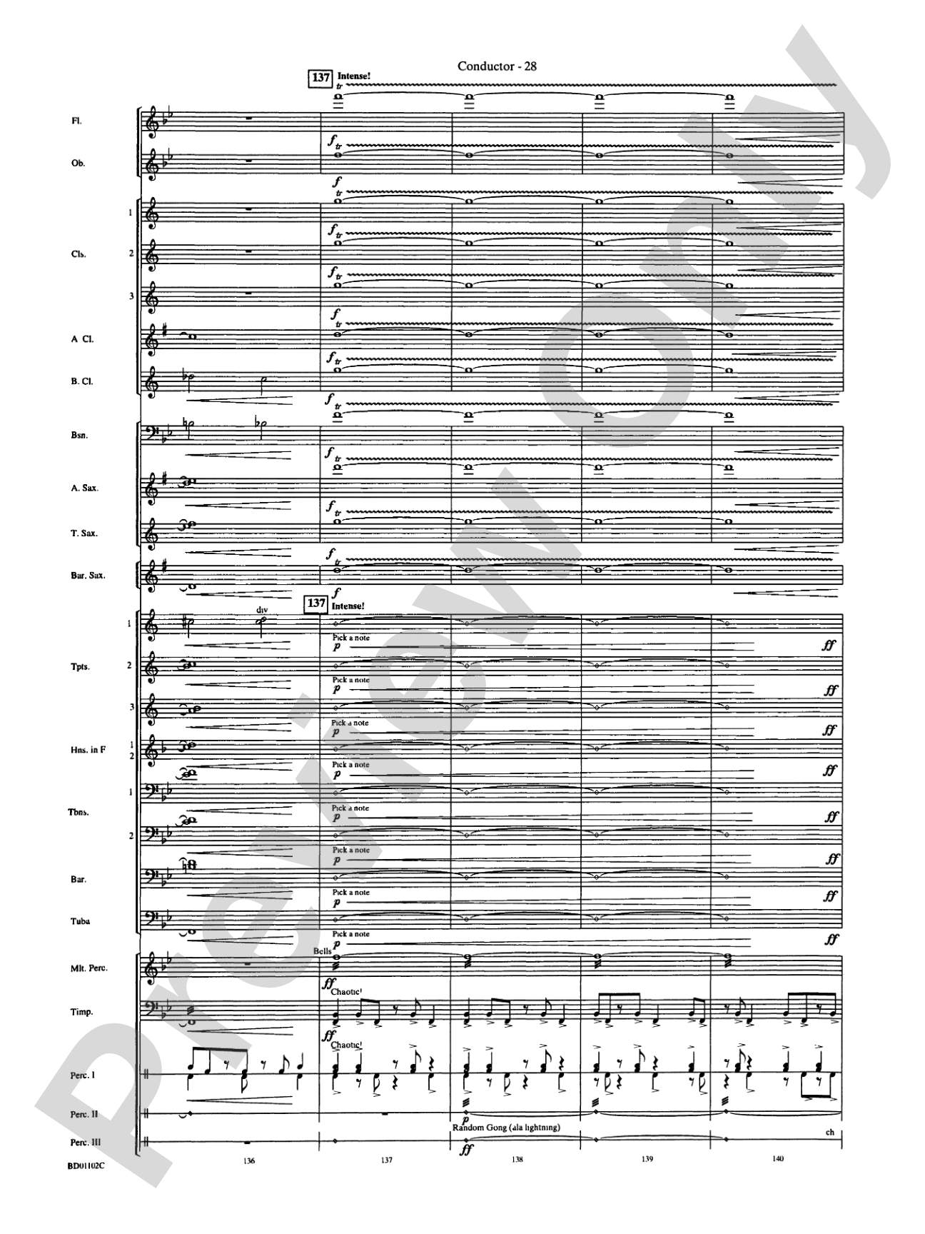 Into the Storm: Score