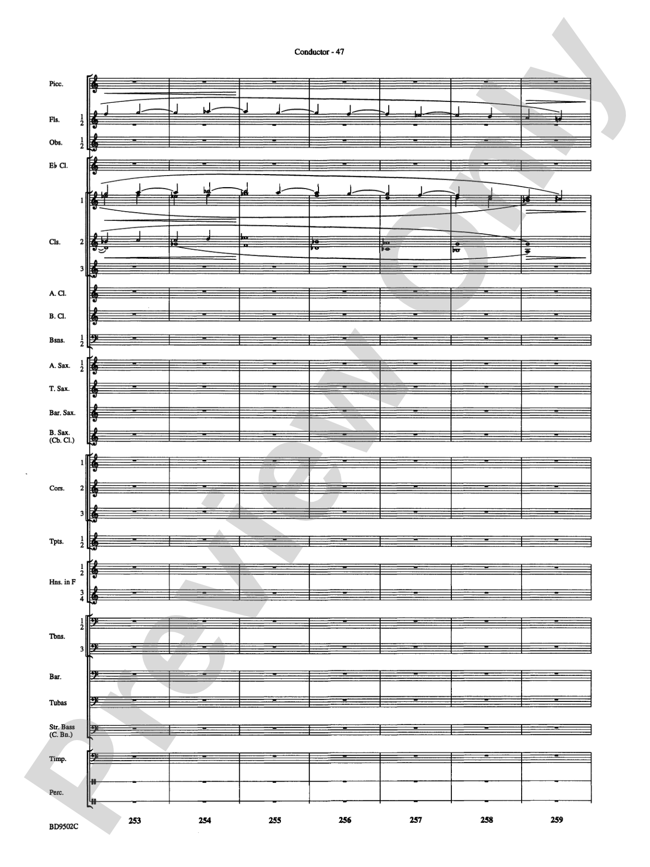 Symphony No. 3 for Band: Score