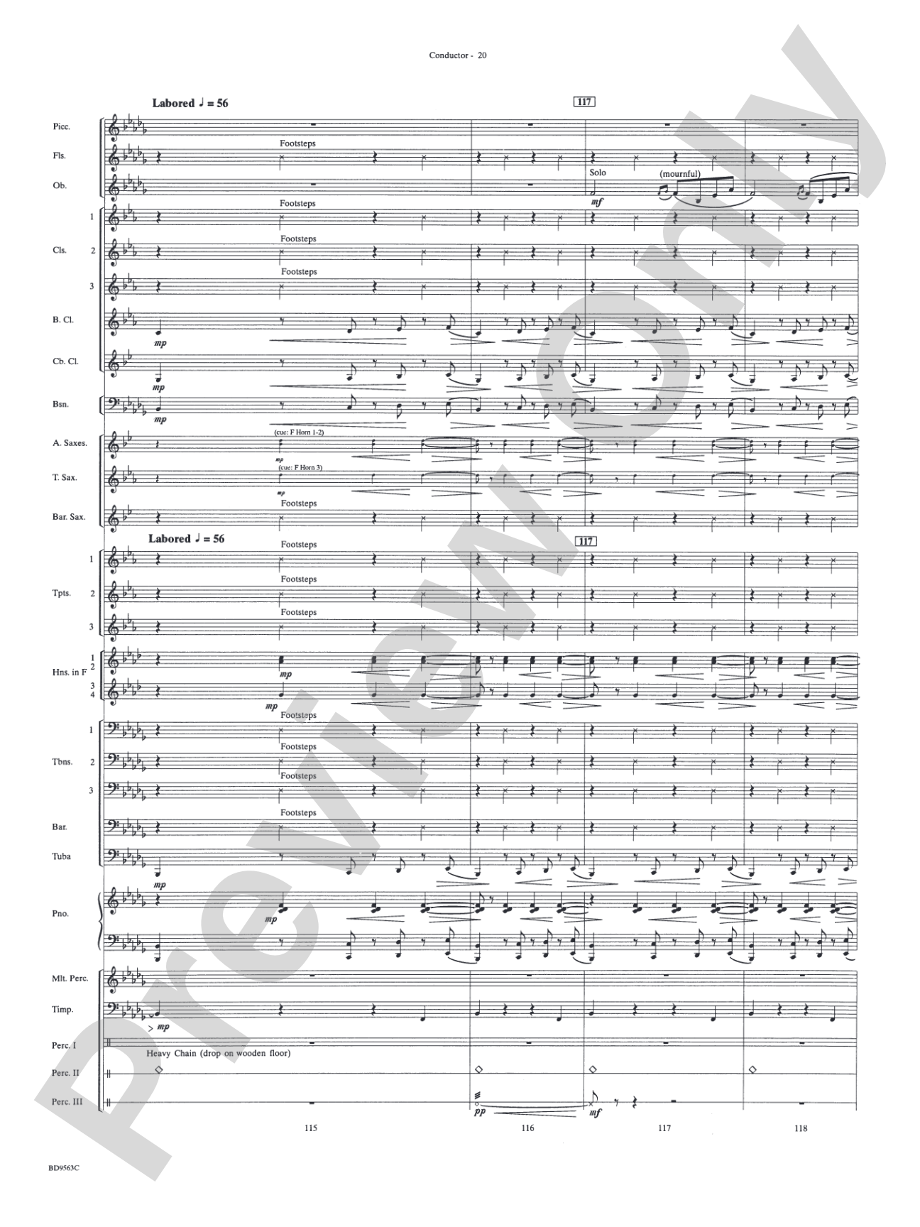 The Inferno: Concert Band Conductor Score & Parts