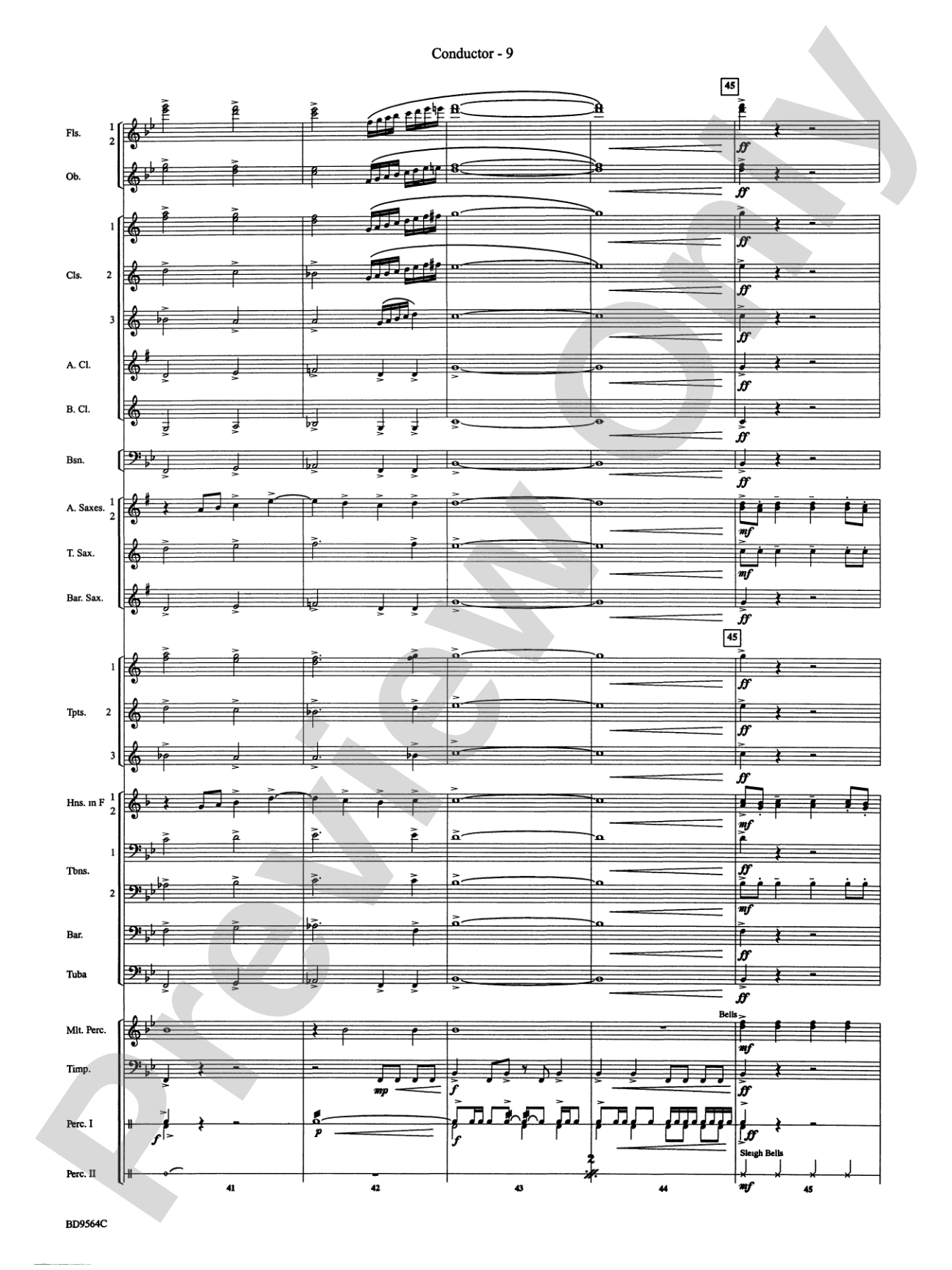 Where the Black Hawk Soars: Concert Band Conductor Score & Parts