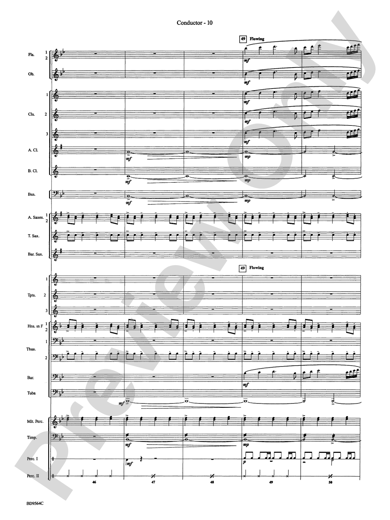 Where the Black Hawk Soars: Concert Band Conductor Score & Parts