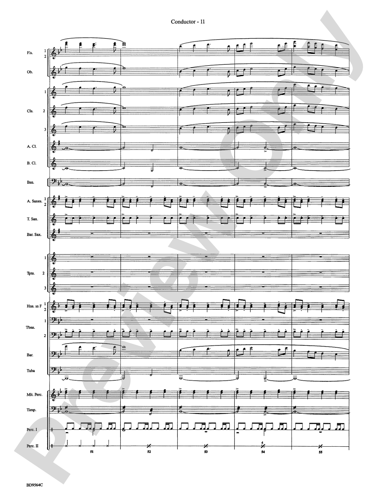 Where the Black Hawk Soars: Concert Band Conductor Score & Parts