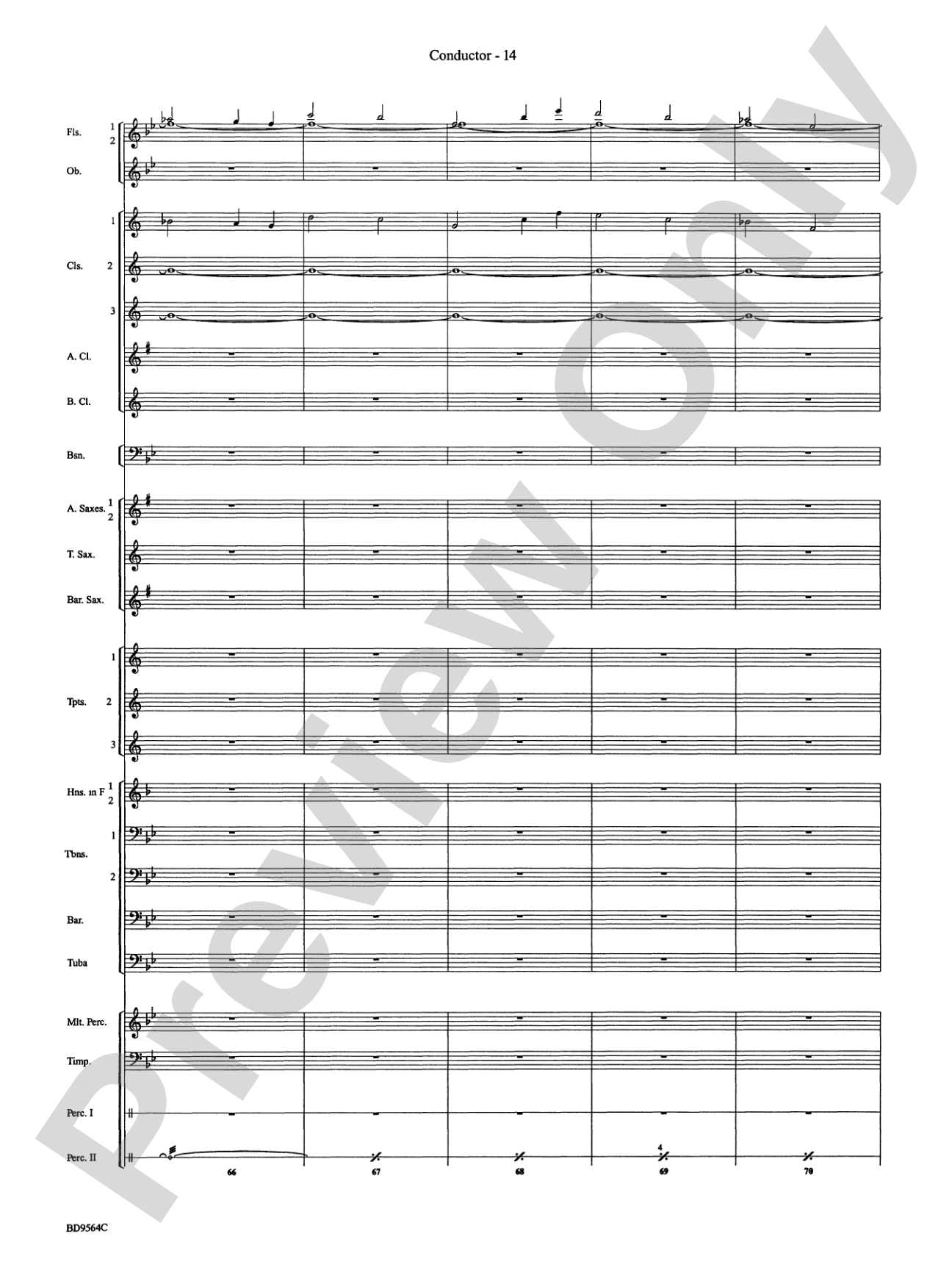 Where the Black Hawk Soars: Concert Band Conductor Score & Parts