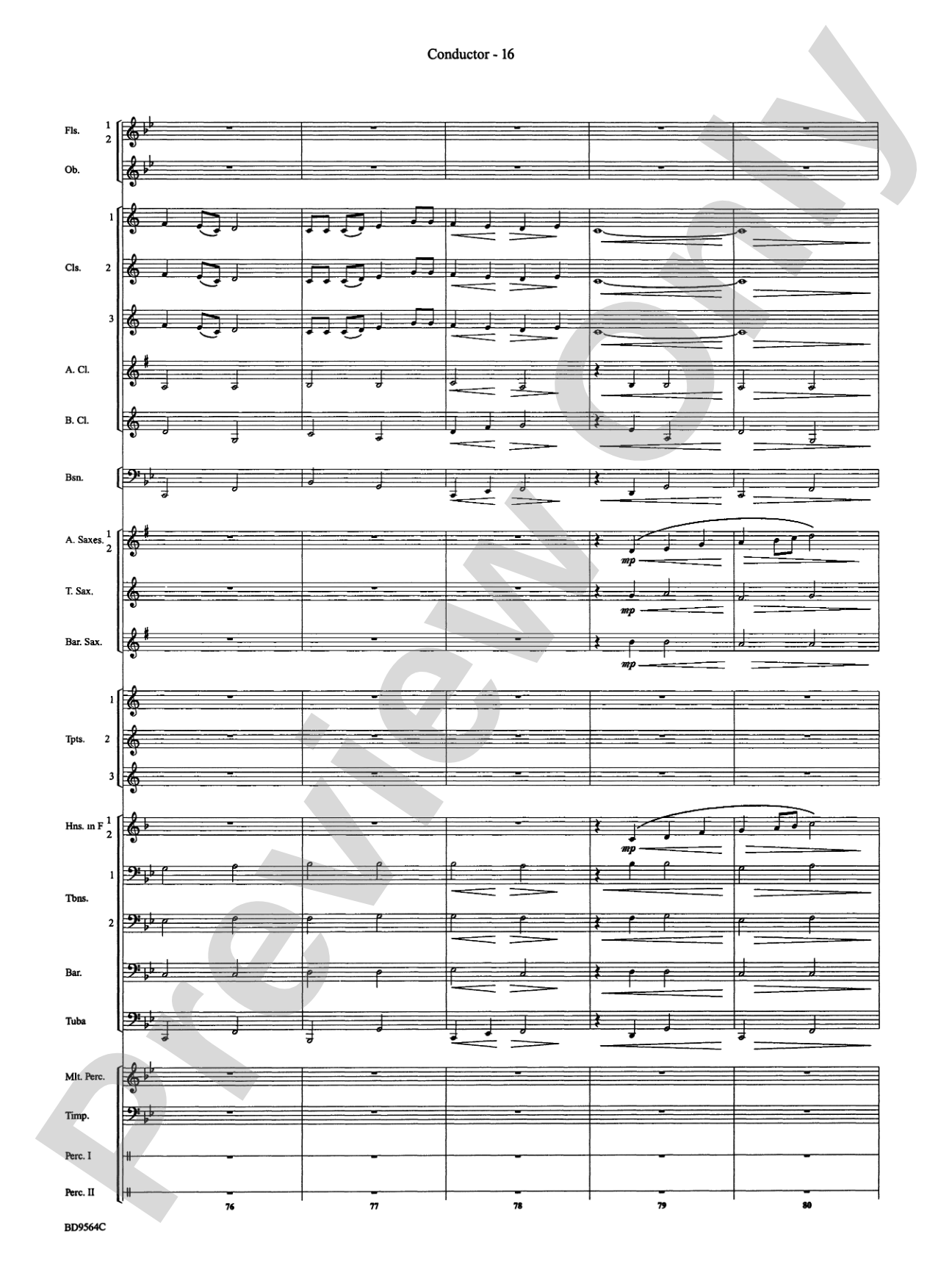 Where the Black Hawk Soars: Concert Band Conductor Score & Parts