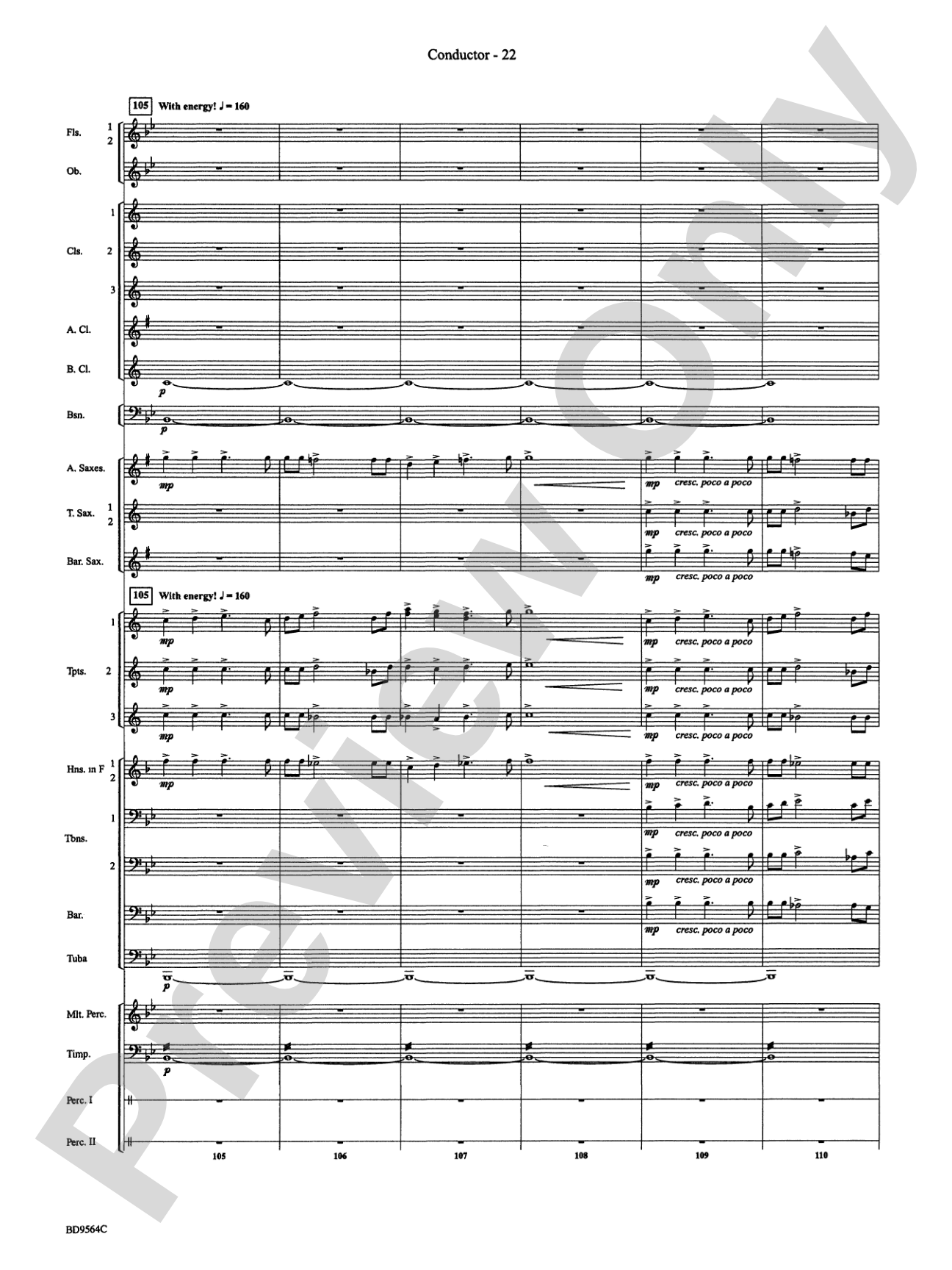 Where the Black Hawk Soars: Concert Band Conductor Score & Parts