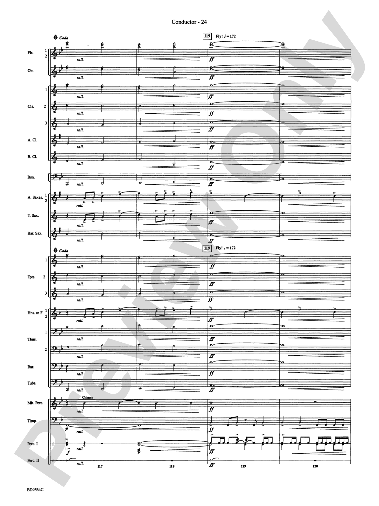 Where the Black Hawk Soars: Concert Band Conductor Score & Parts