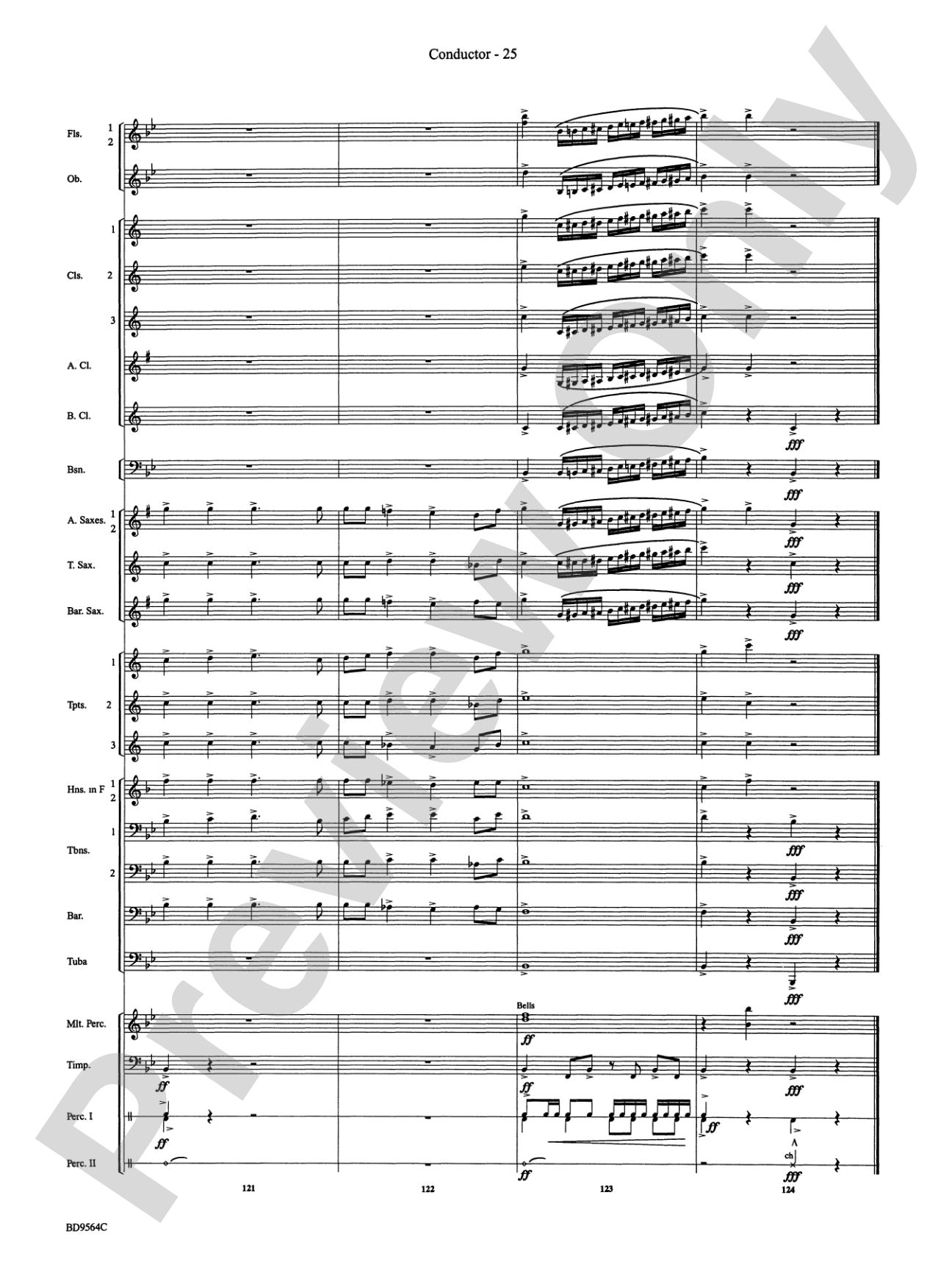 Where the Black Hawk Soars: Concert Band Conductor Score & Parts