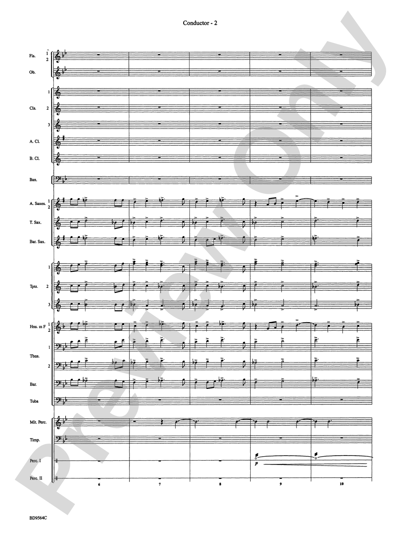 Where the Black Hawk Soars: Concert Band Conductor Score & Parts