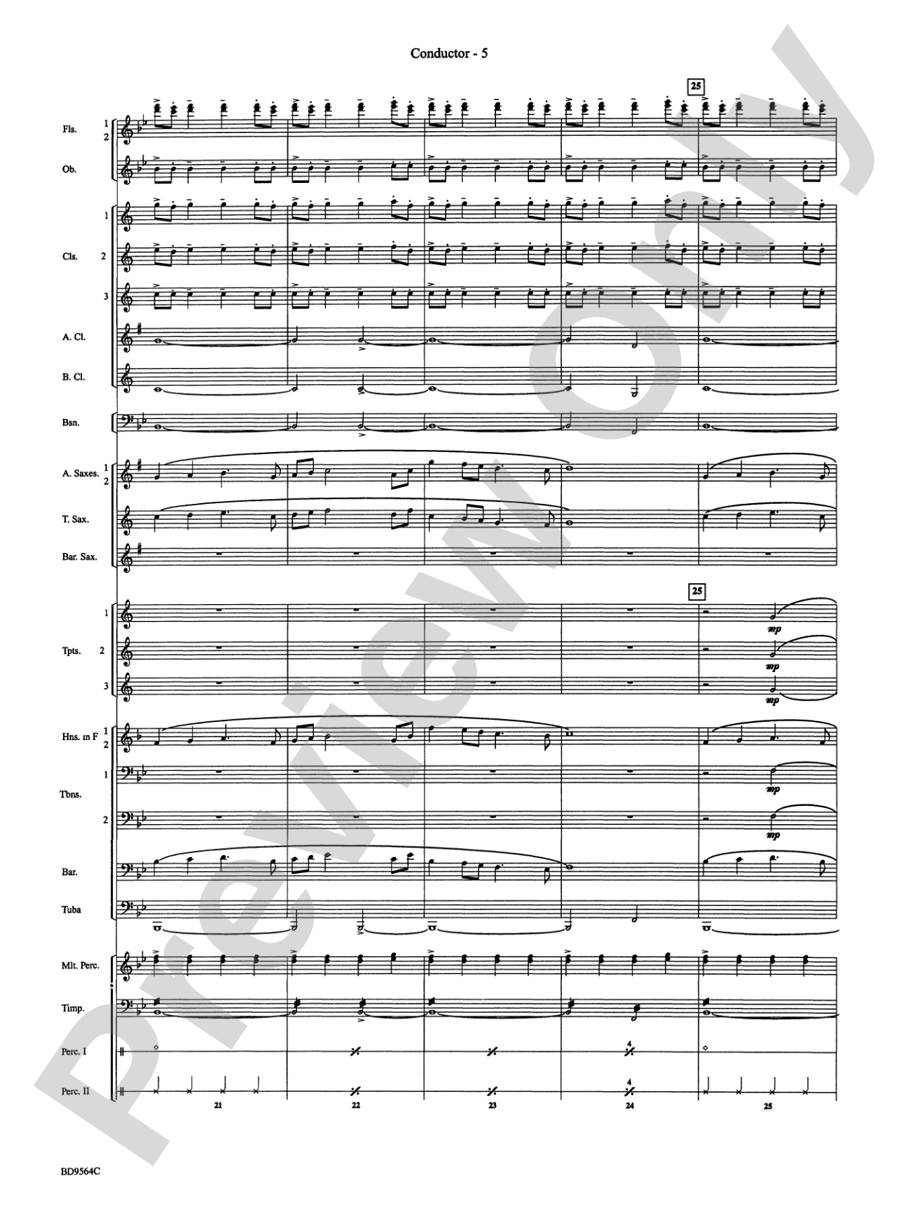 Where the Black Hawk Soars: Concert Band Conductor Score & Parts