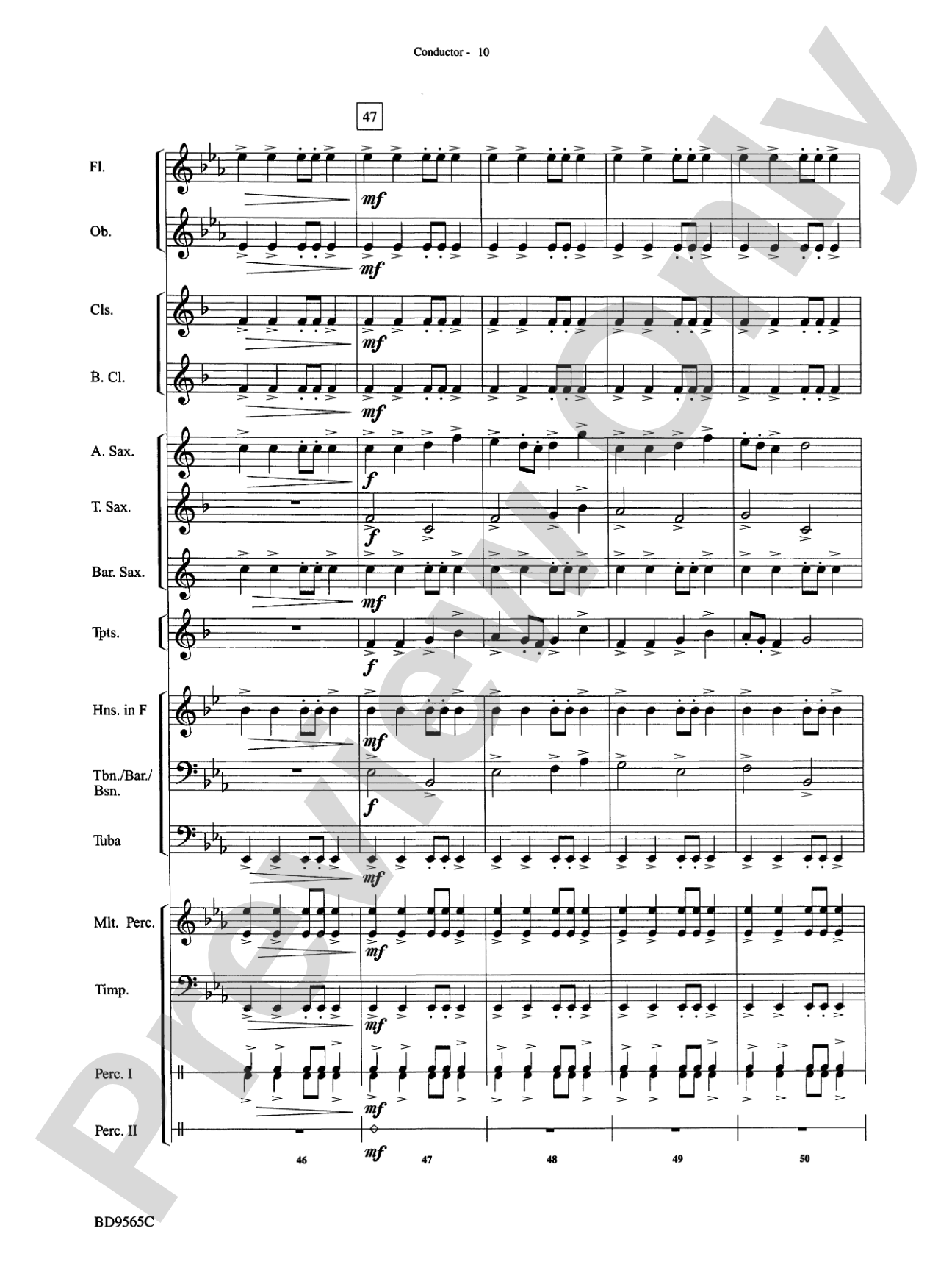 Liturgical Fanfare: Concert Band Conductor Score & Parts