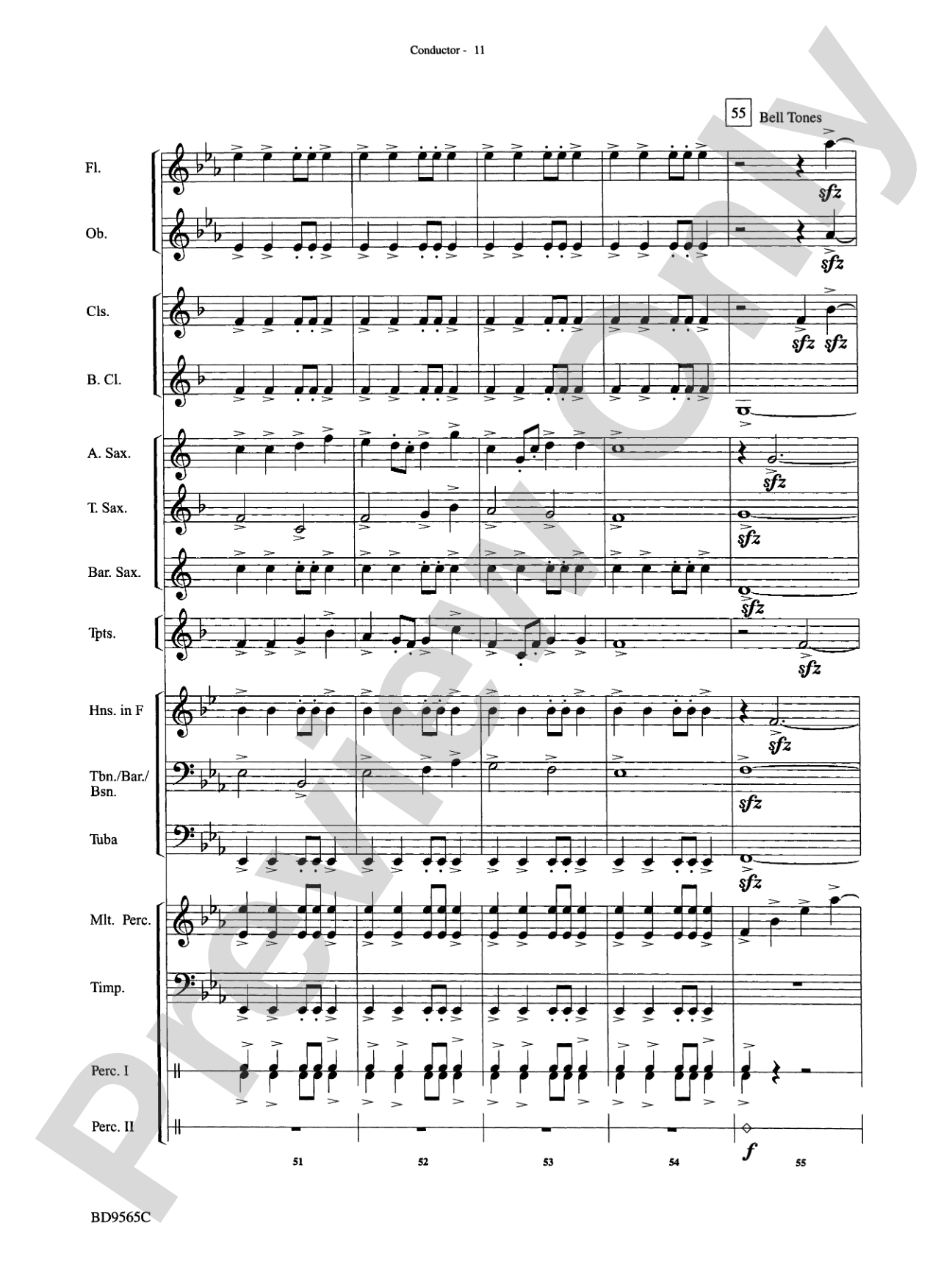 Liturgical Fanfare: Concert Band Conductor Score & Parts