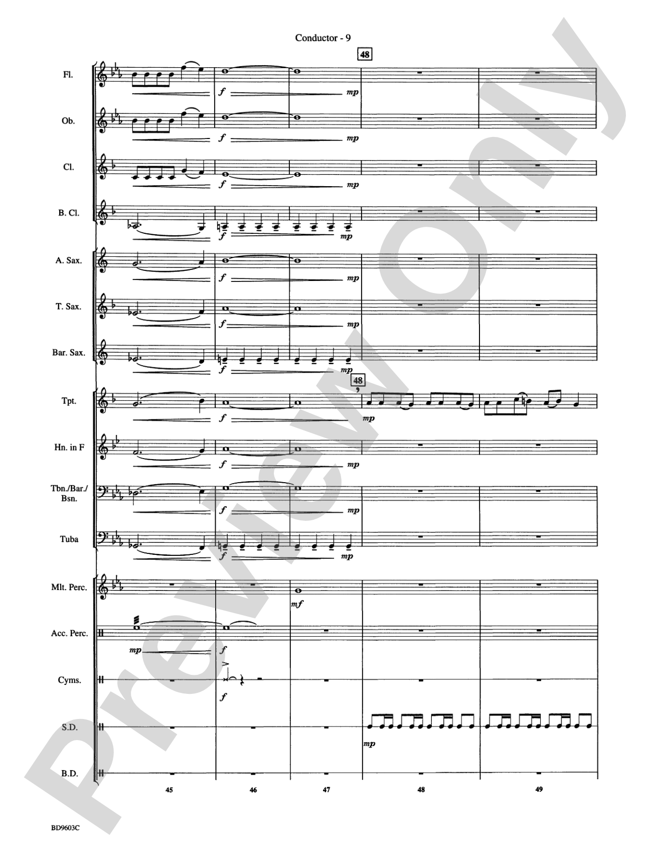 Statements: Concert Band Conductor Score & Parts