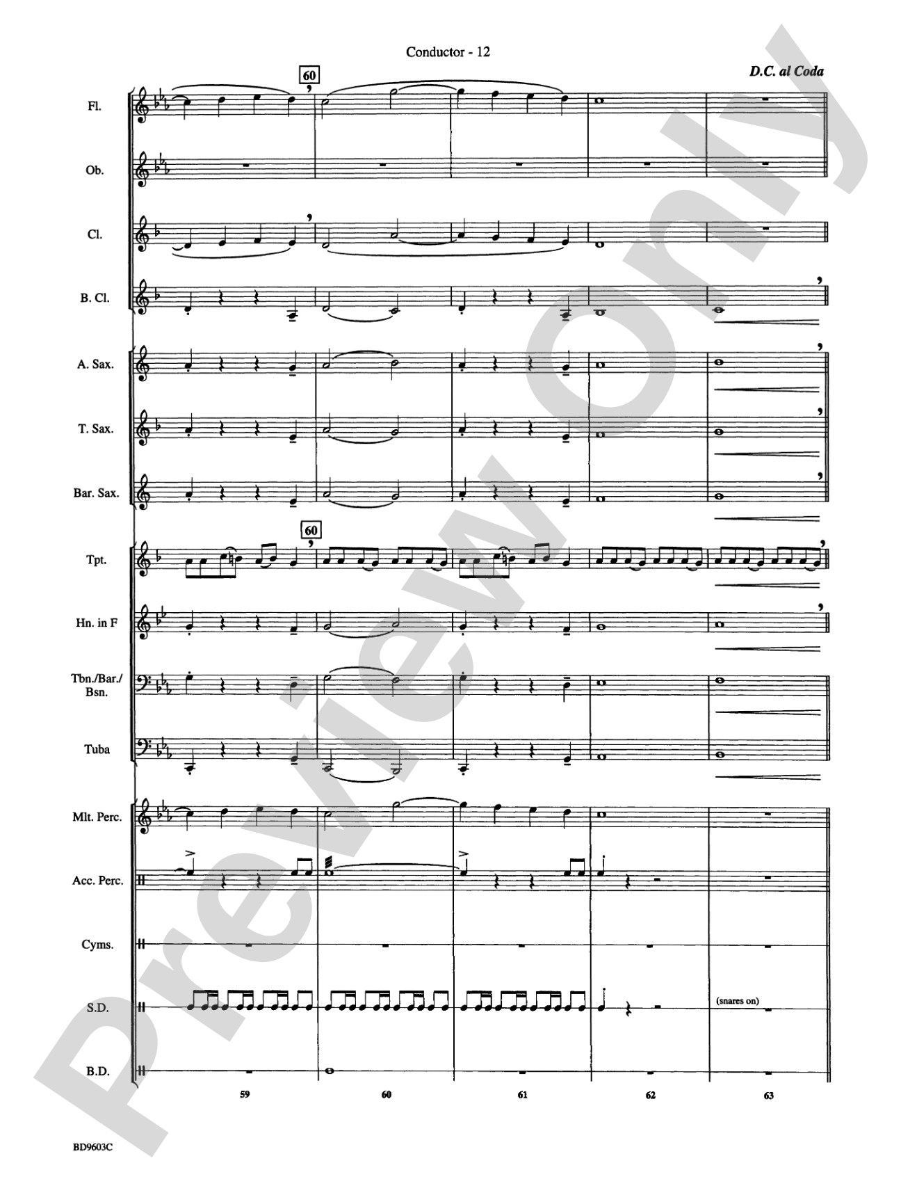 Statements: Concert Band Conductor Score & Parts