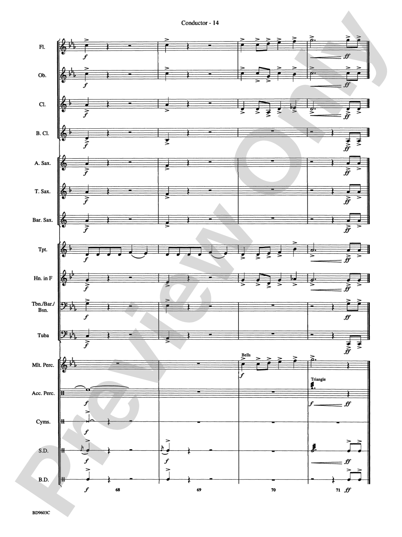 Statements: Concert Band Conductor Score & Parts
