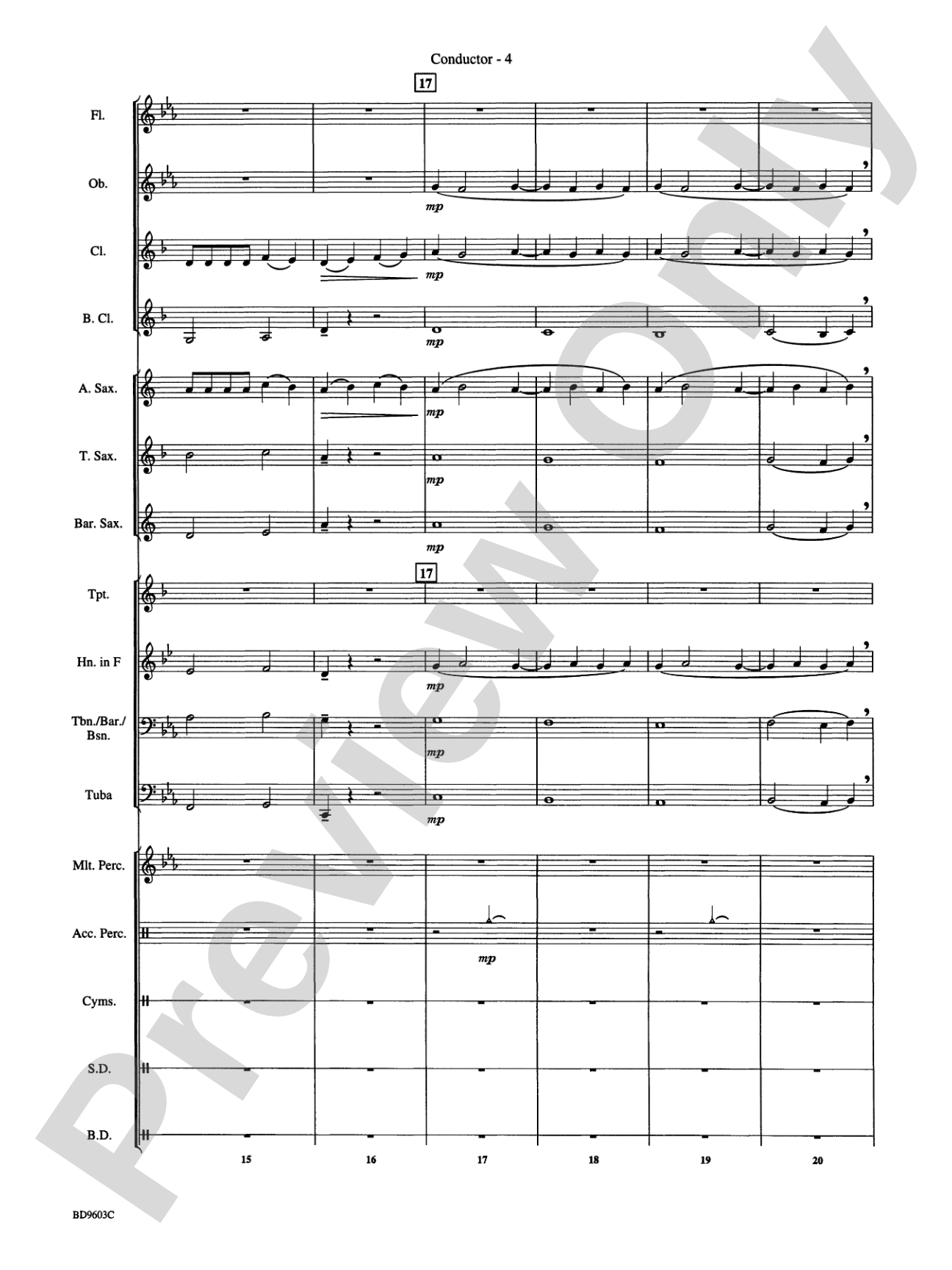 Statements: Concert Band Conductor Score & Parts