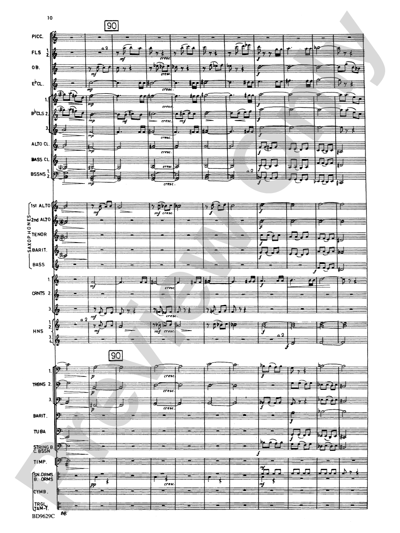 Fantasia for Band: Concert Band Conductor Score & Parts