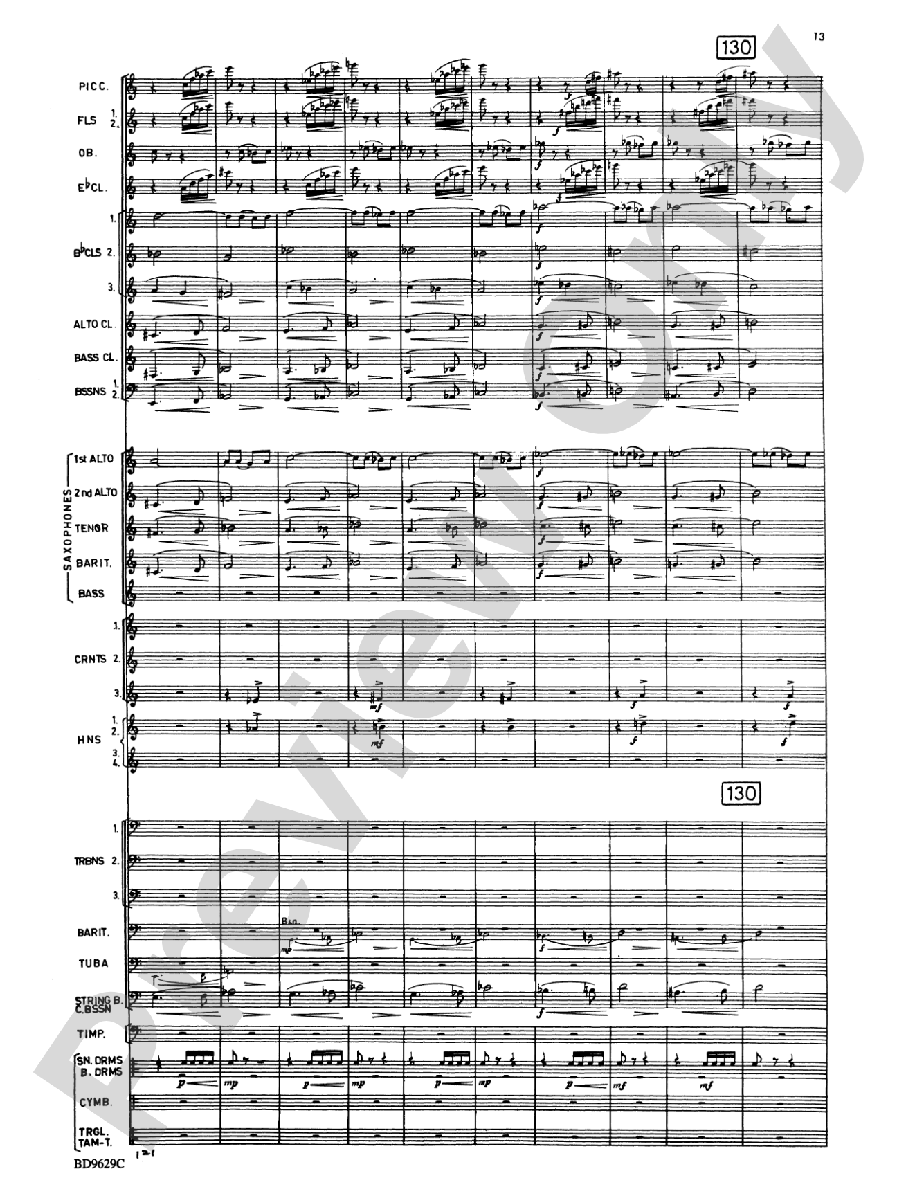 Fantasia for Band: Concert Band Conductor Score & Parts