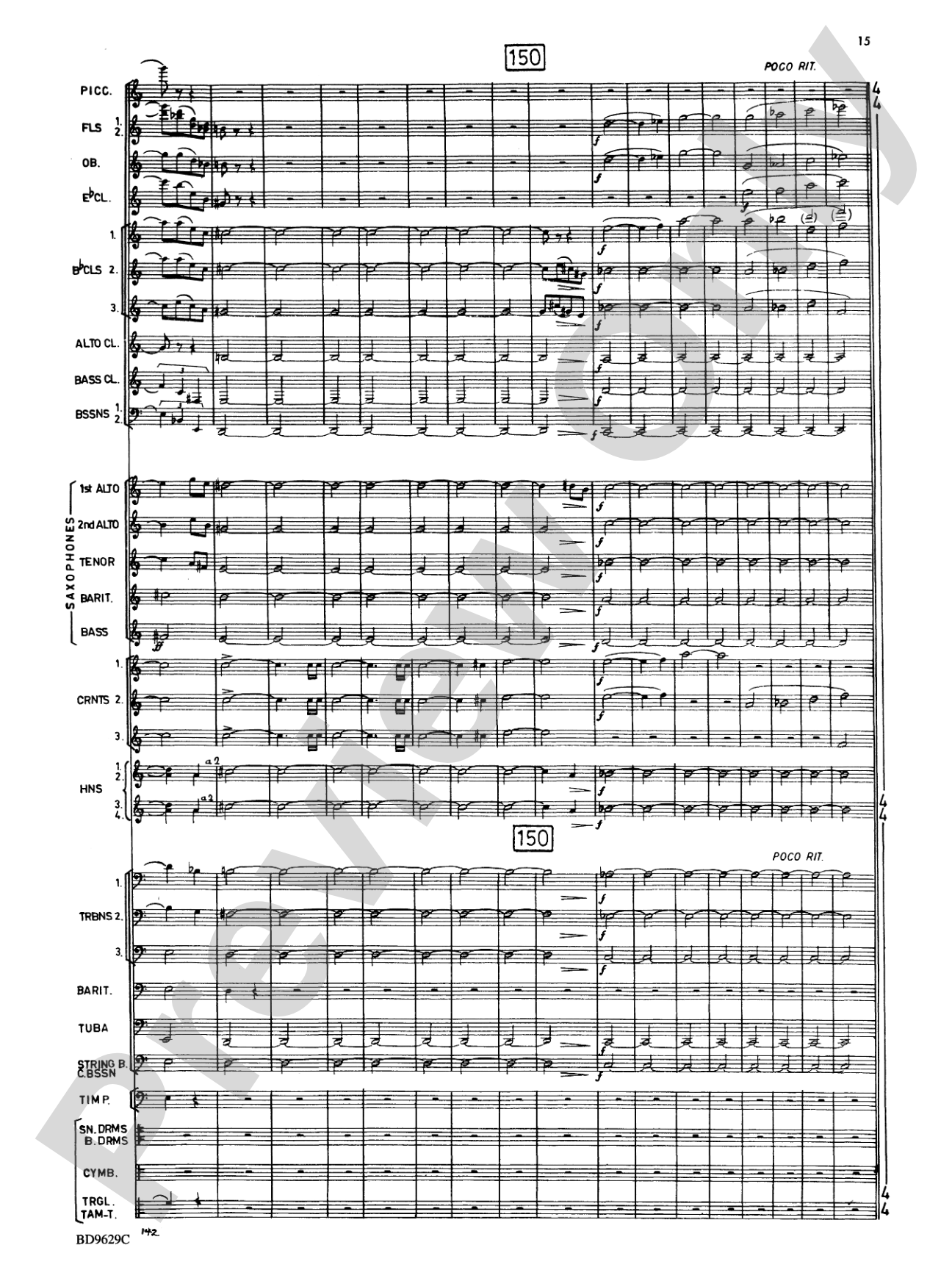 Fantasia for Band: Concert Band Conductor Score & Parts