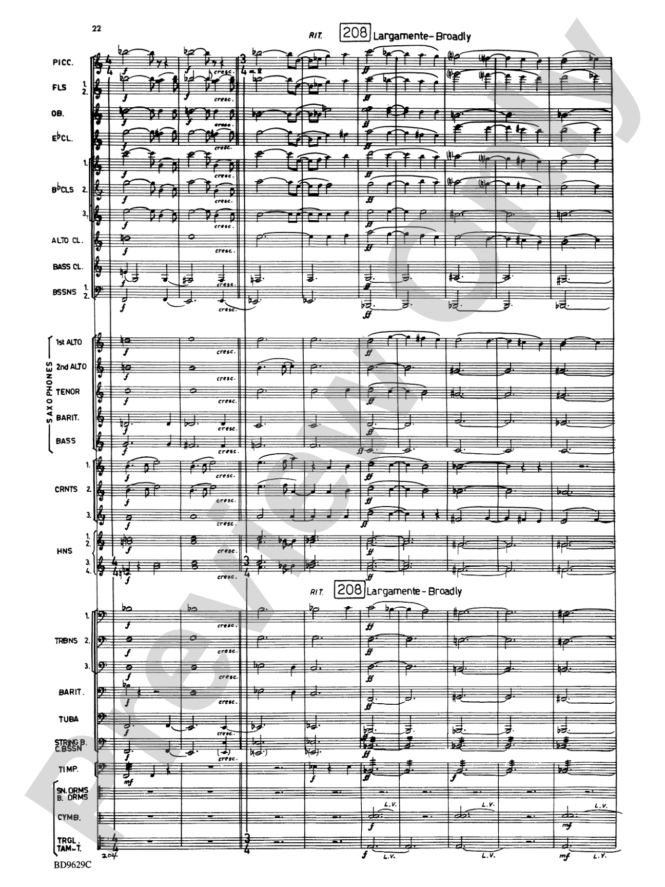 Fantasia for Band: Concert Band Conductor Score & Parts