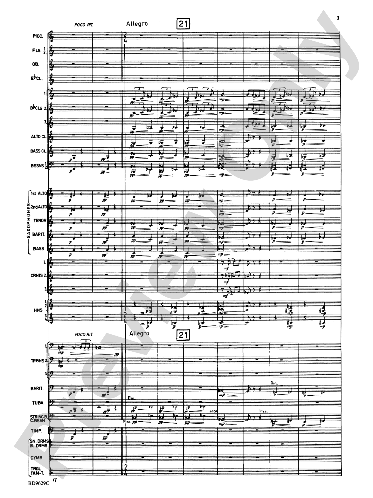 Fantasia for Band: Concert Band Conductor Score & Parts