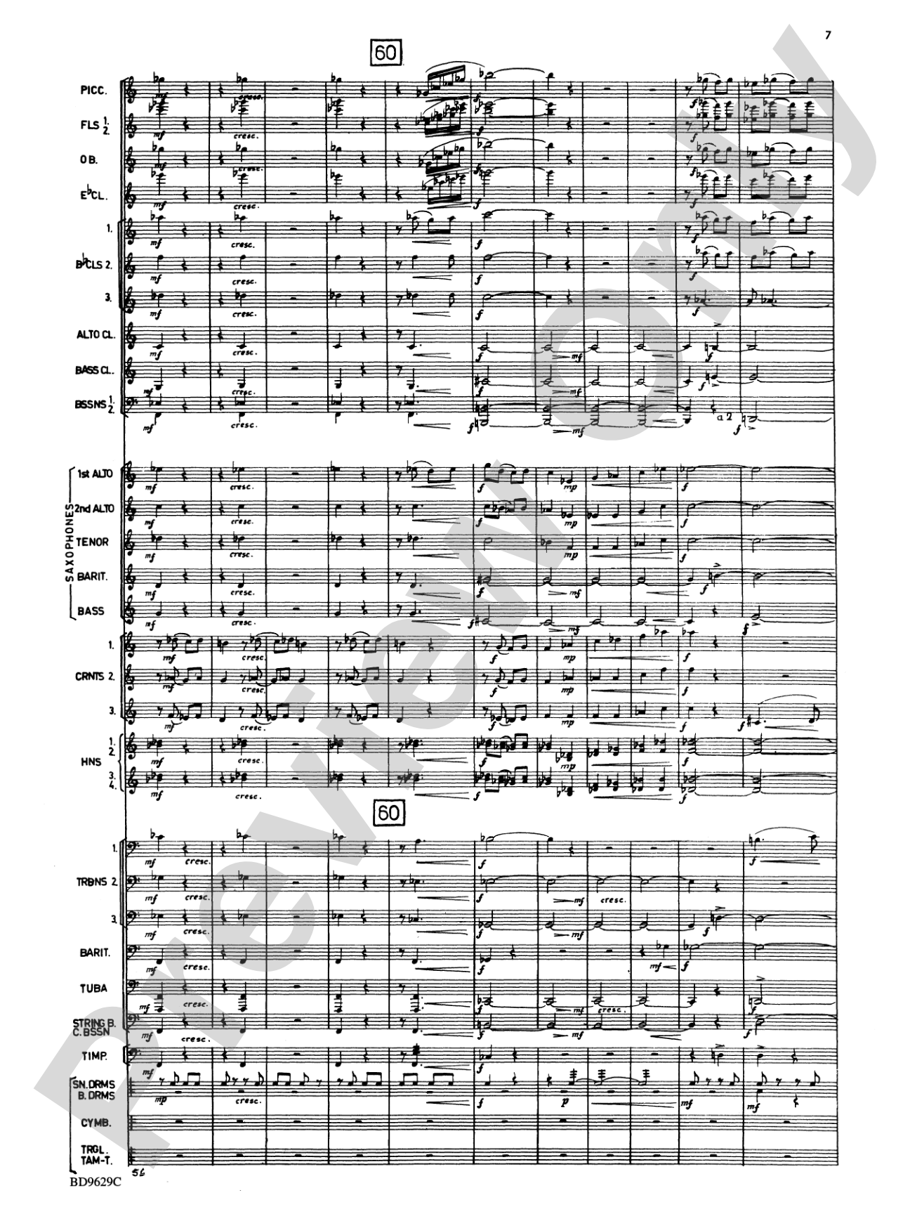 Fantasia for Band: Concert Band Conductor Score & Parts