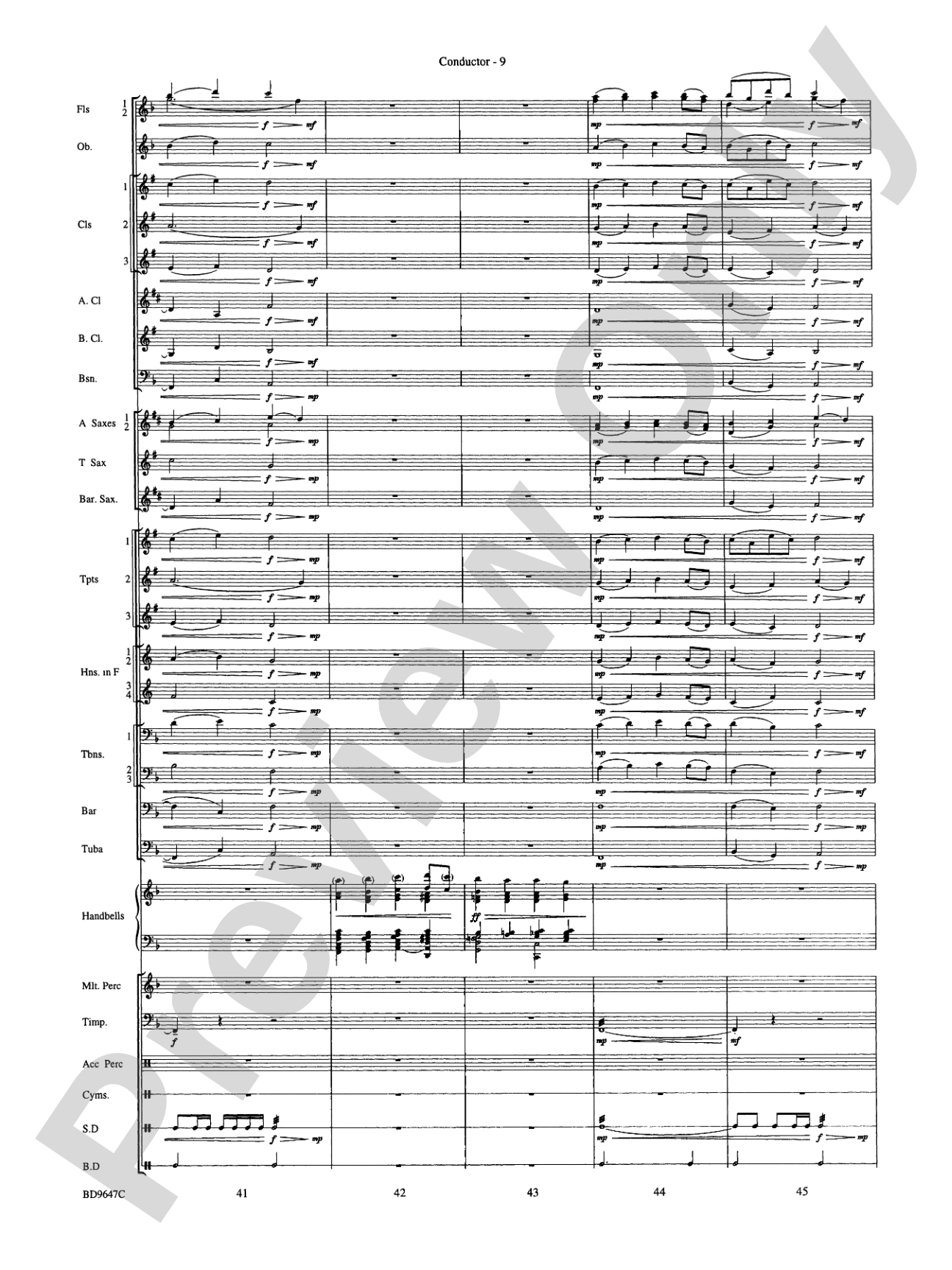 Tidings! (A Christmas Carol Fantasy): Concert Band Conductor Score & Parts
