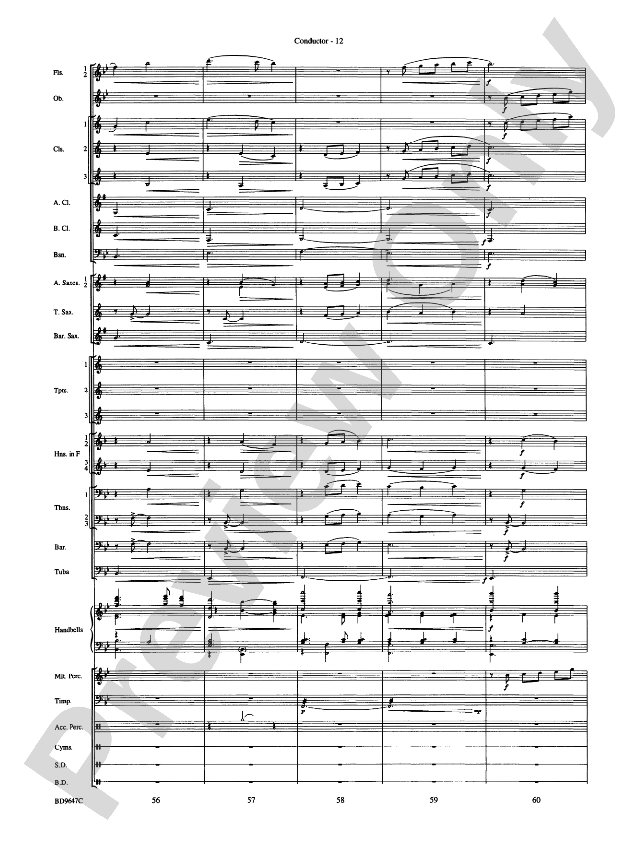 Tidings! (A Christmas Carol Fantasy): Concert Band Conductor Score & Parts