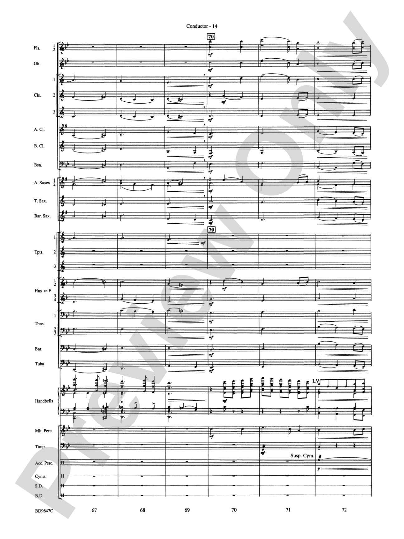 Tidings! (A Christmas Carol Fantasy): Concert Band Conductor Score & Parts