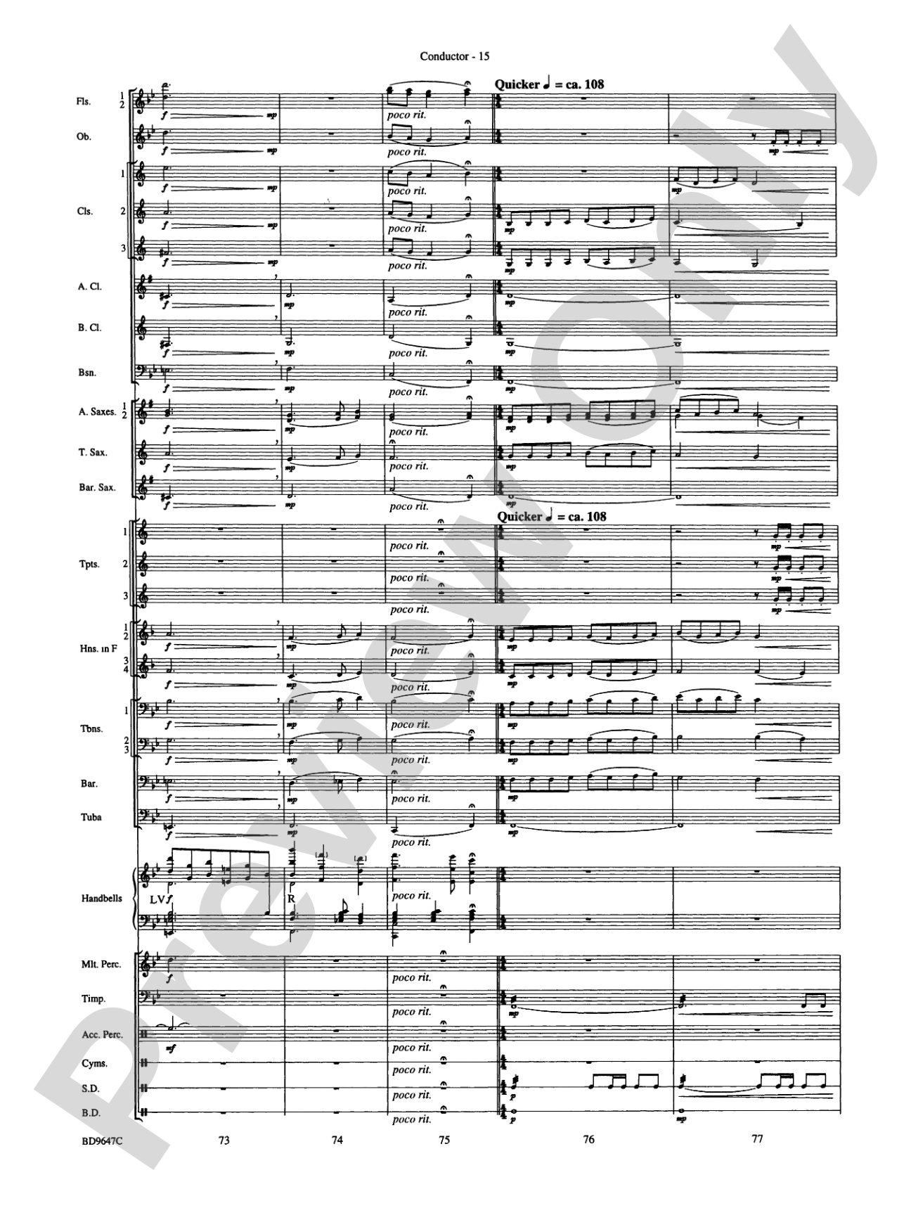 Tidings! (A Christmas Carol Fantasy): Concert Band Conductor Score & Parts