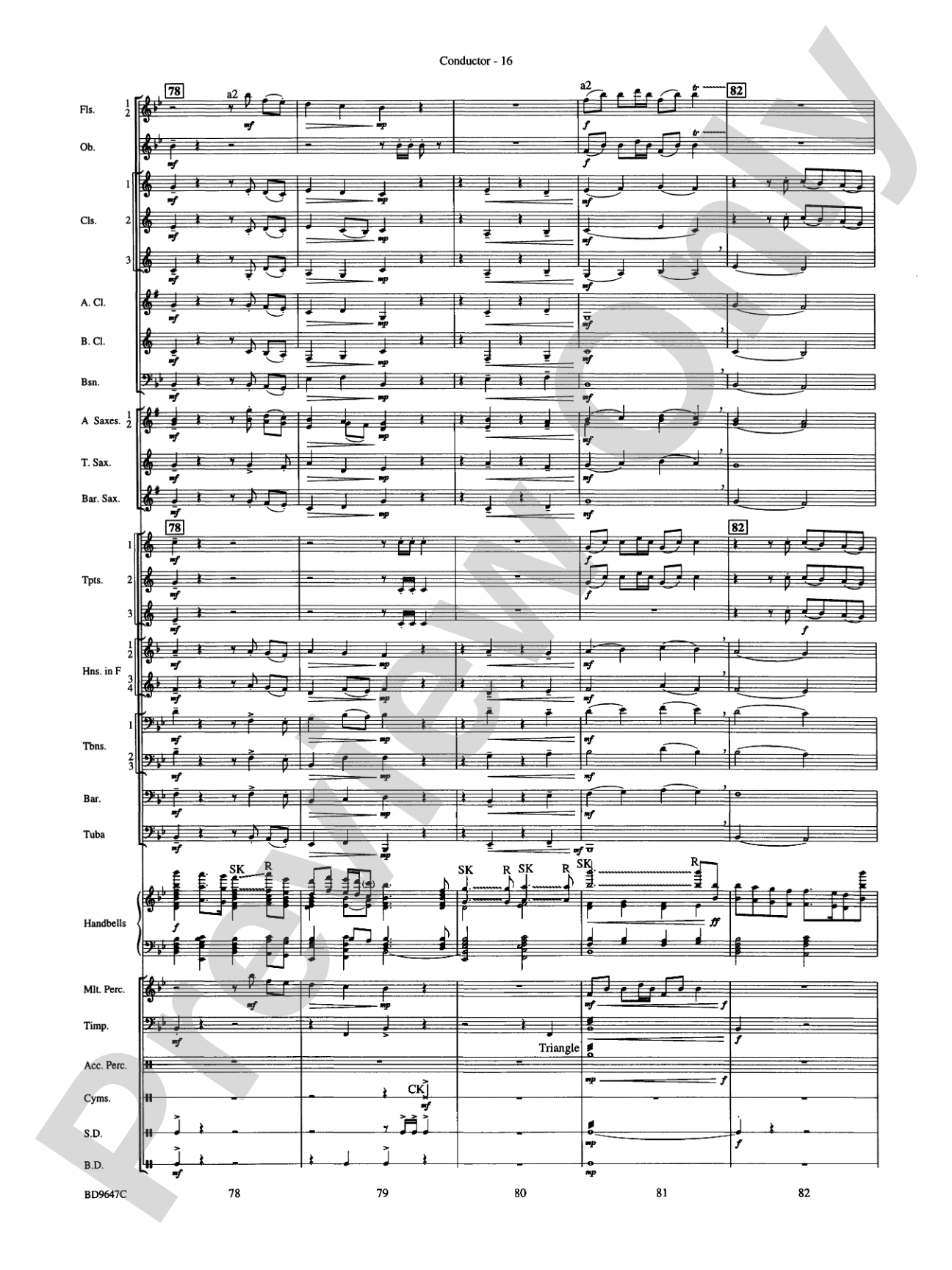 Tidings! (A Christmas Carol Fantasy): Concert Band Conductor Score & Parts