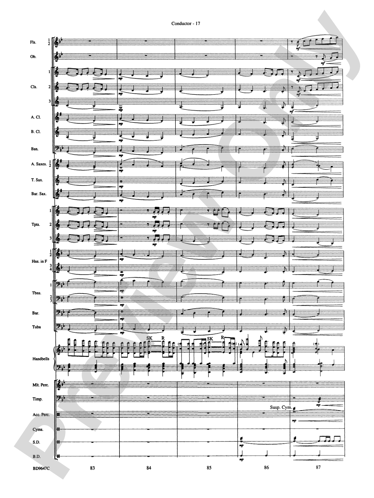 Tidings! (A Christmas Carol Fantasy): Concert Band Conductor Score & Parts