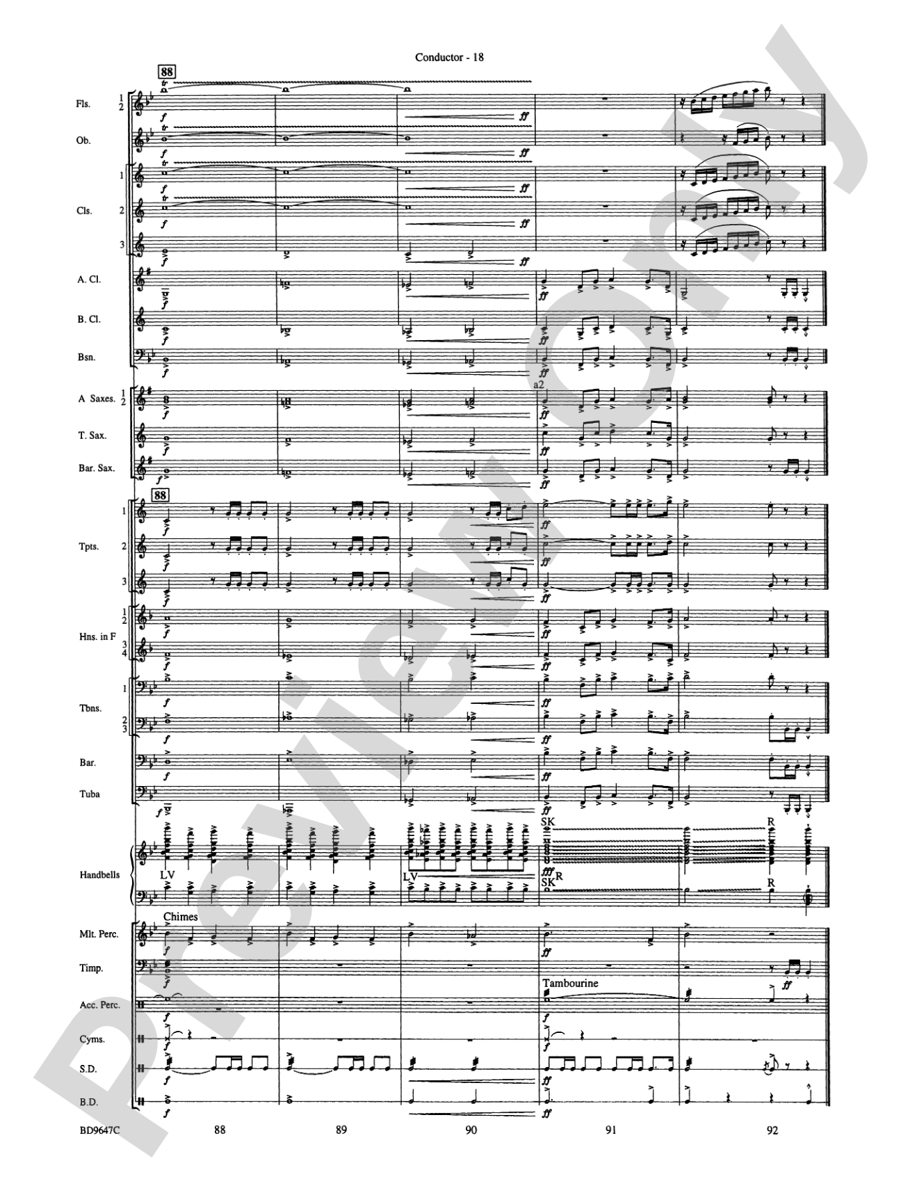 Tidings! (A Christmas Carol Fantasy): Concert Band Conductor Score & Parts