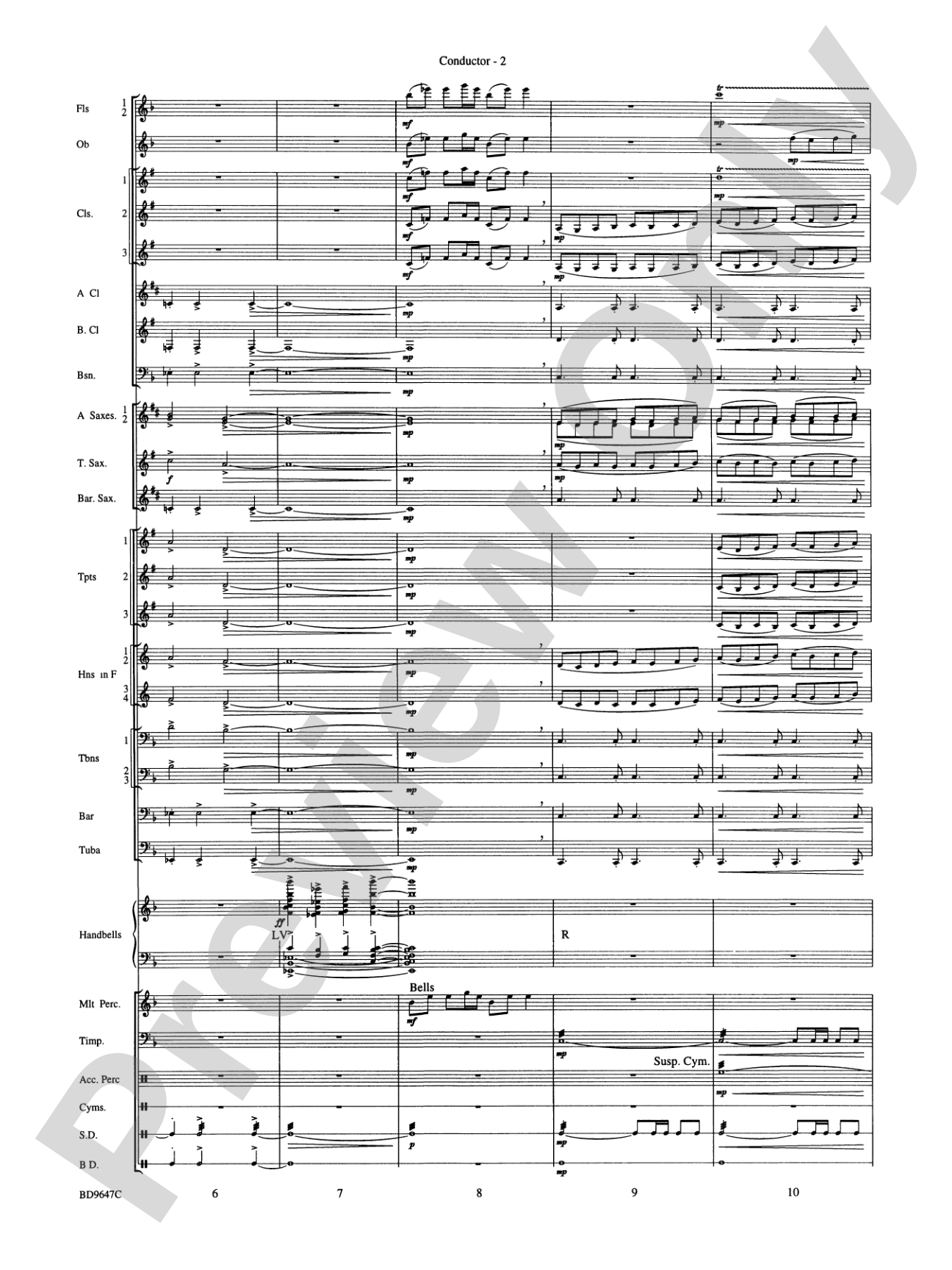 Tidings! (A Christmas Carol Fantasy): Concert Band Conductor Score & Parts