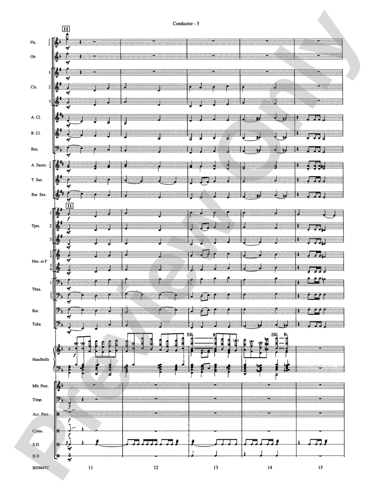 Tidings! (A Christmas Carol Fantasy): Concert Band Conductor Score & Parts