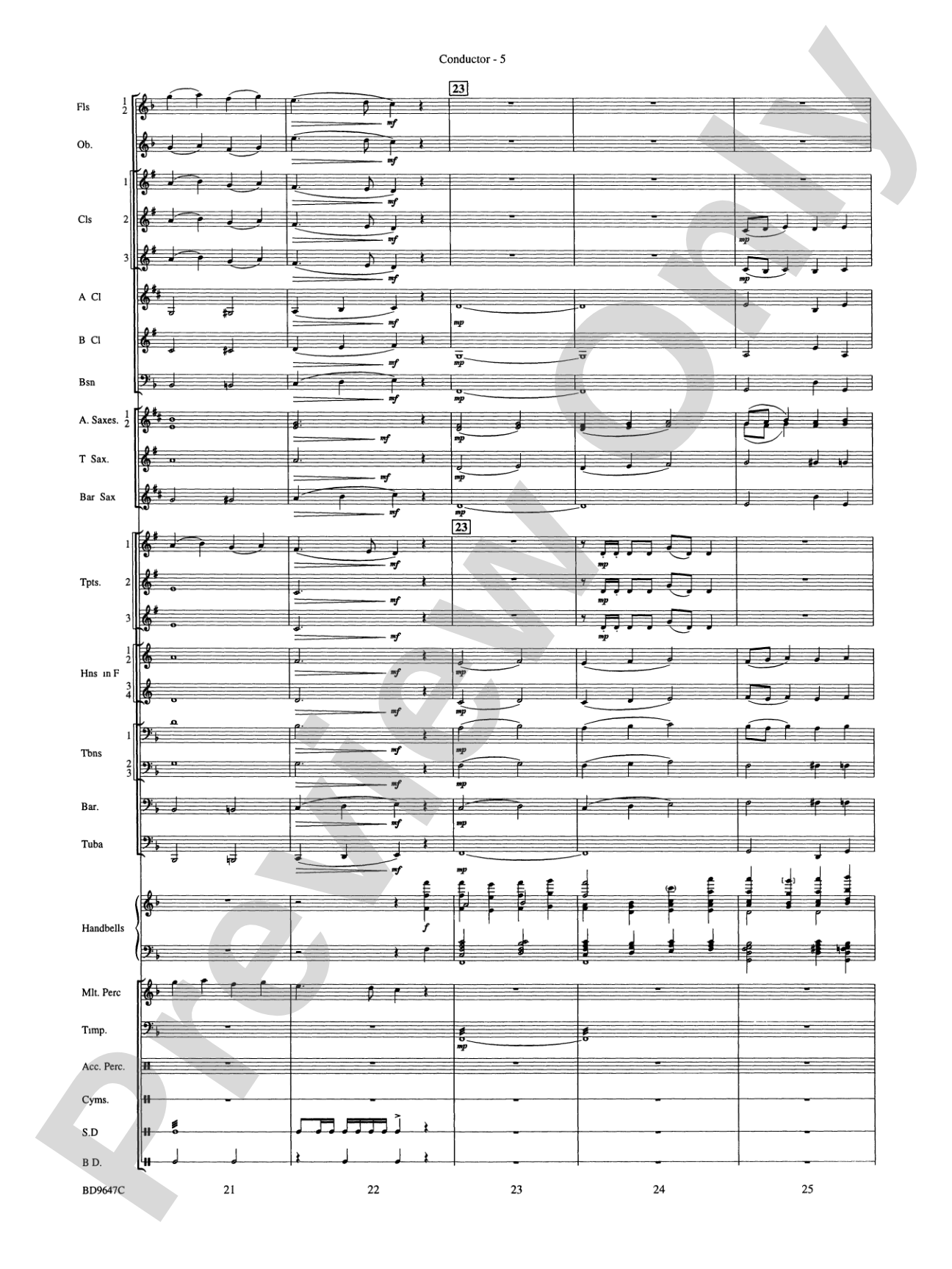 Tidings! (A Christmas Carol Fantasy): Concert Band Conductor Score & Parts