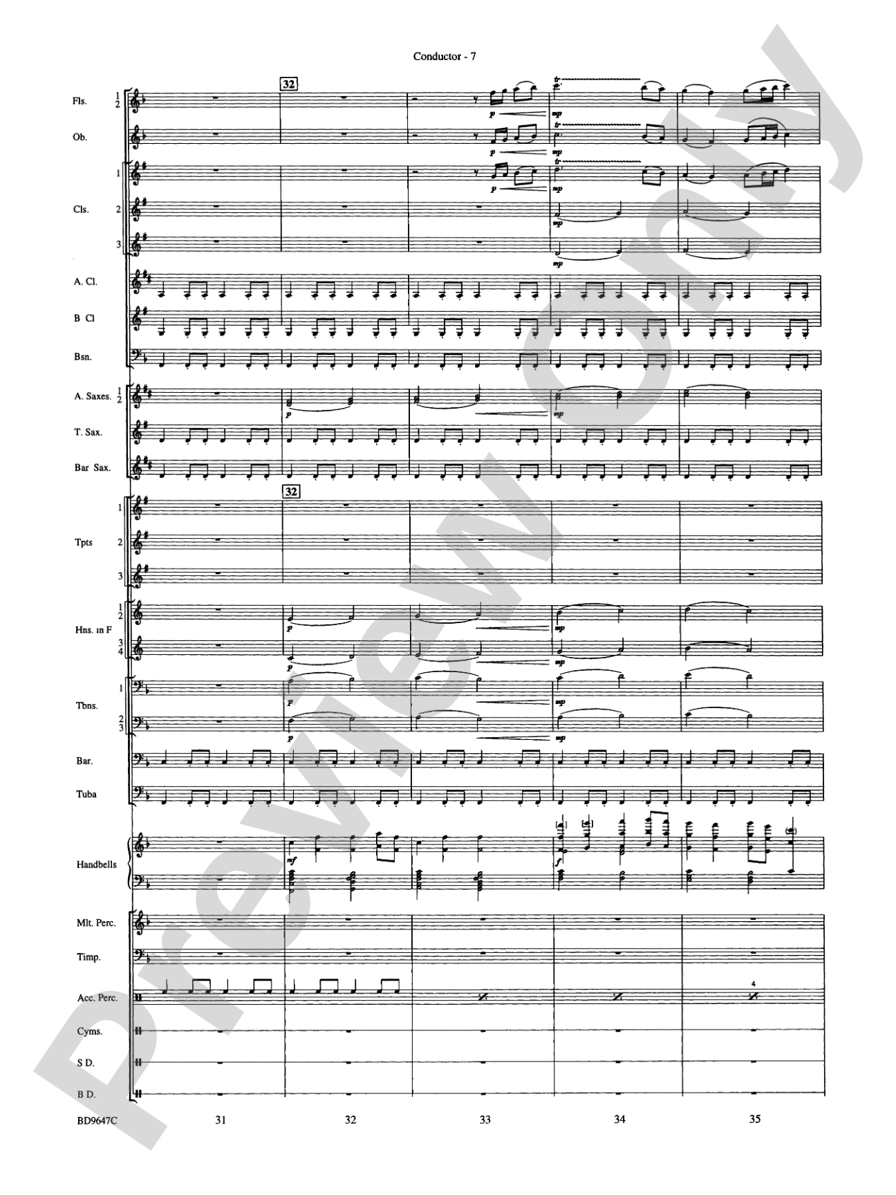 Tidings! (A Christmas Carol Fantasy): Concert Band Conductor Score & Parts
