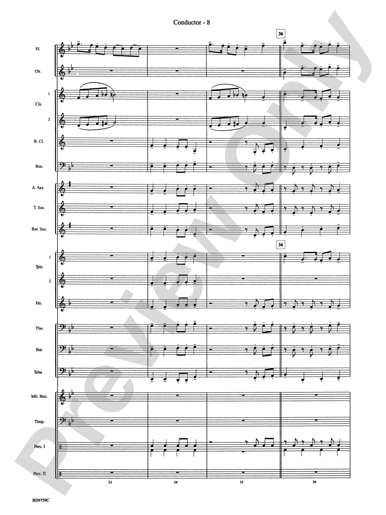 The Great River: Concert Band Conductor Score & Parts