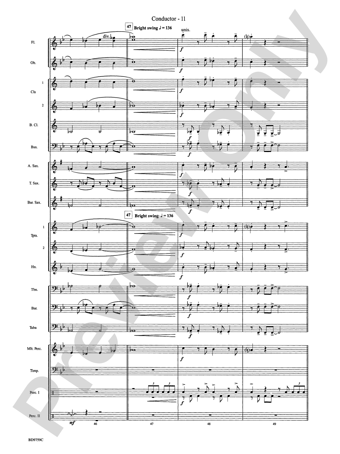 The Great River: Concert Band Conductor Score & Parts