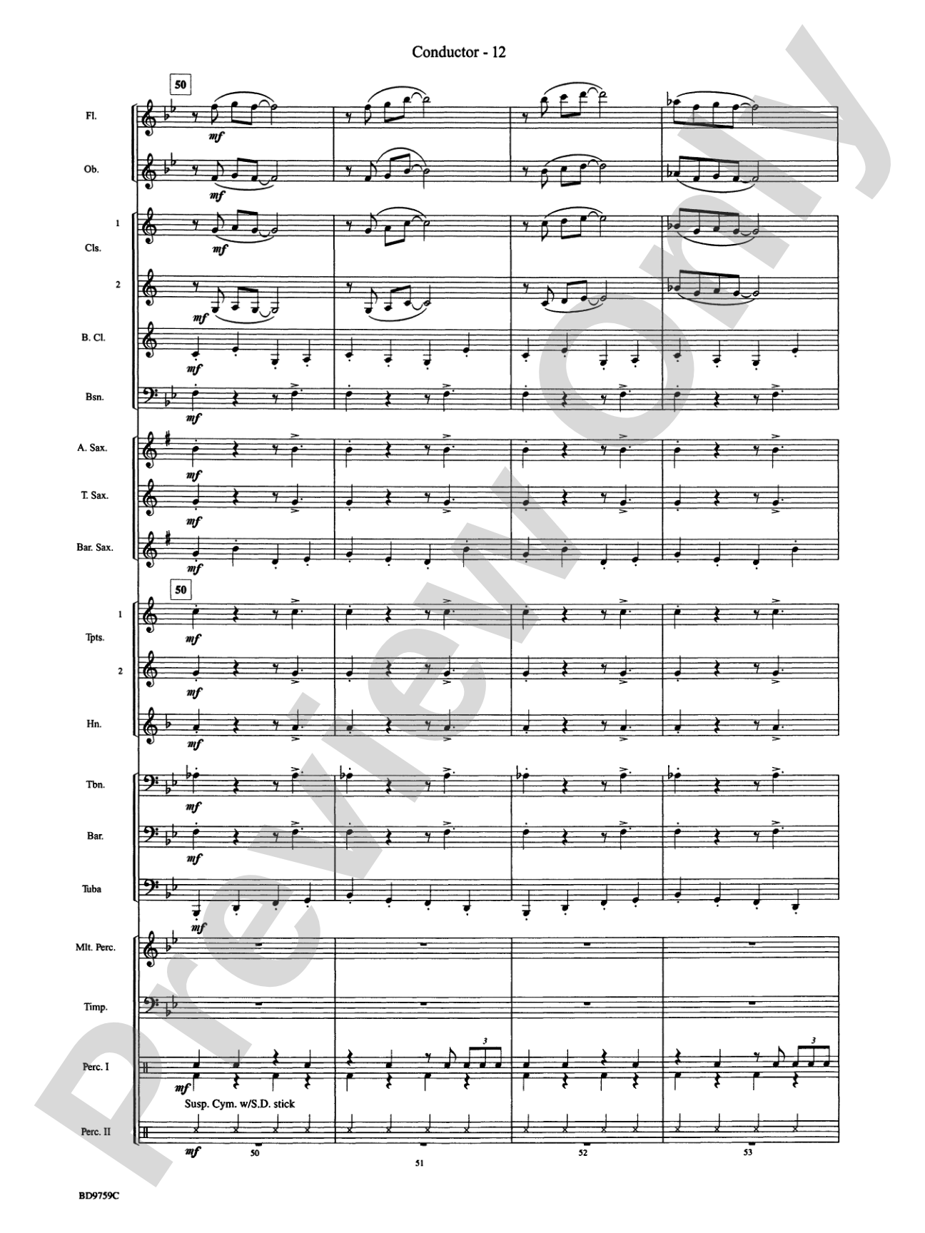 The Great River: Concert Band Conductor Score & Parts